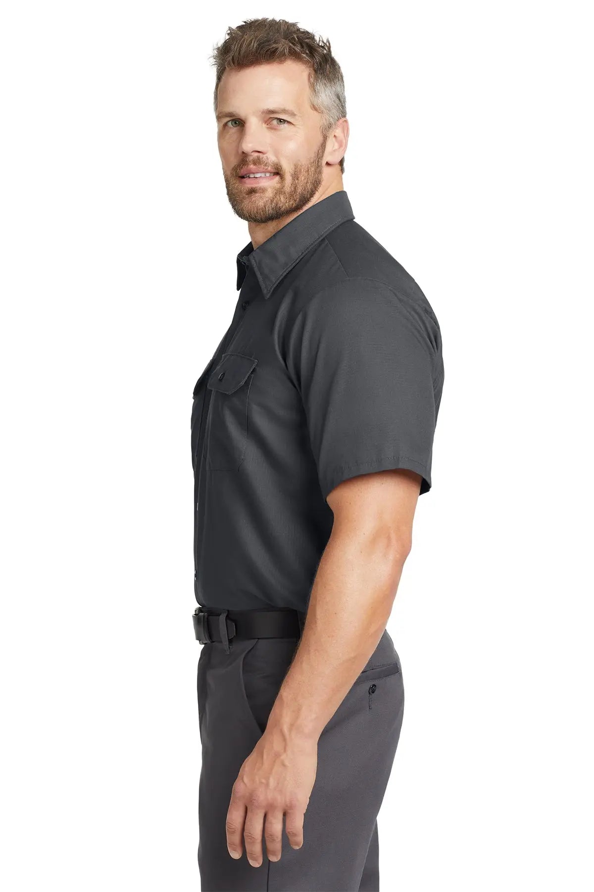 Red Kap® Short Sleeve Solid Ripstop Shirt #SY60