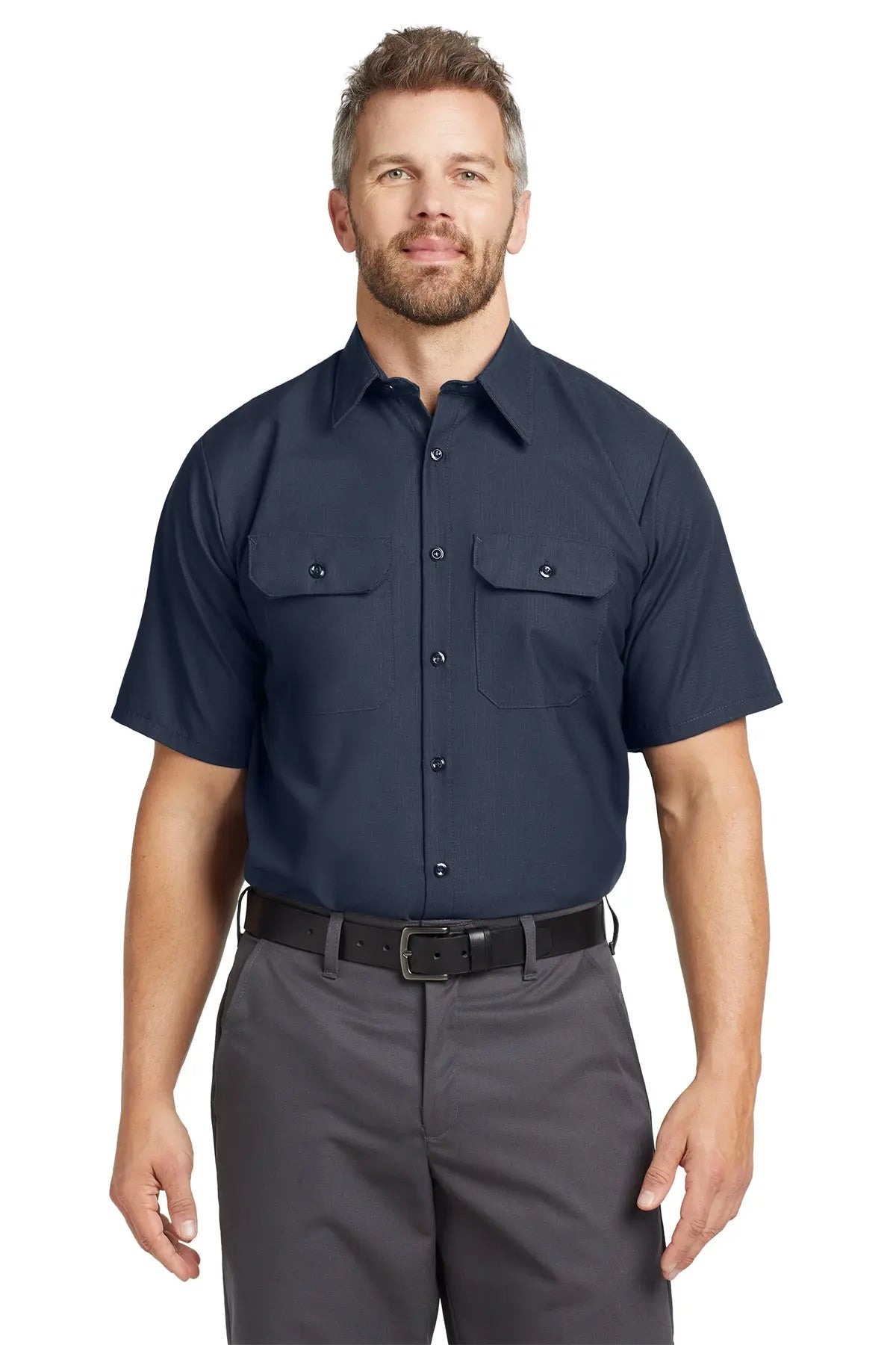 Red Kap® Short Sleeve Solid Ripstop Shirt #SY60