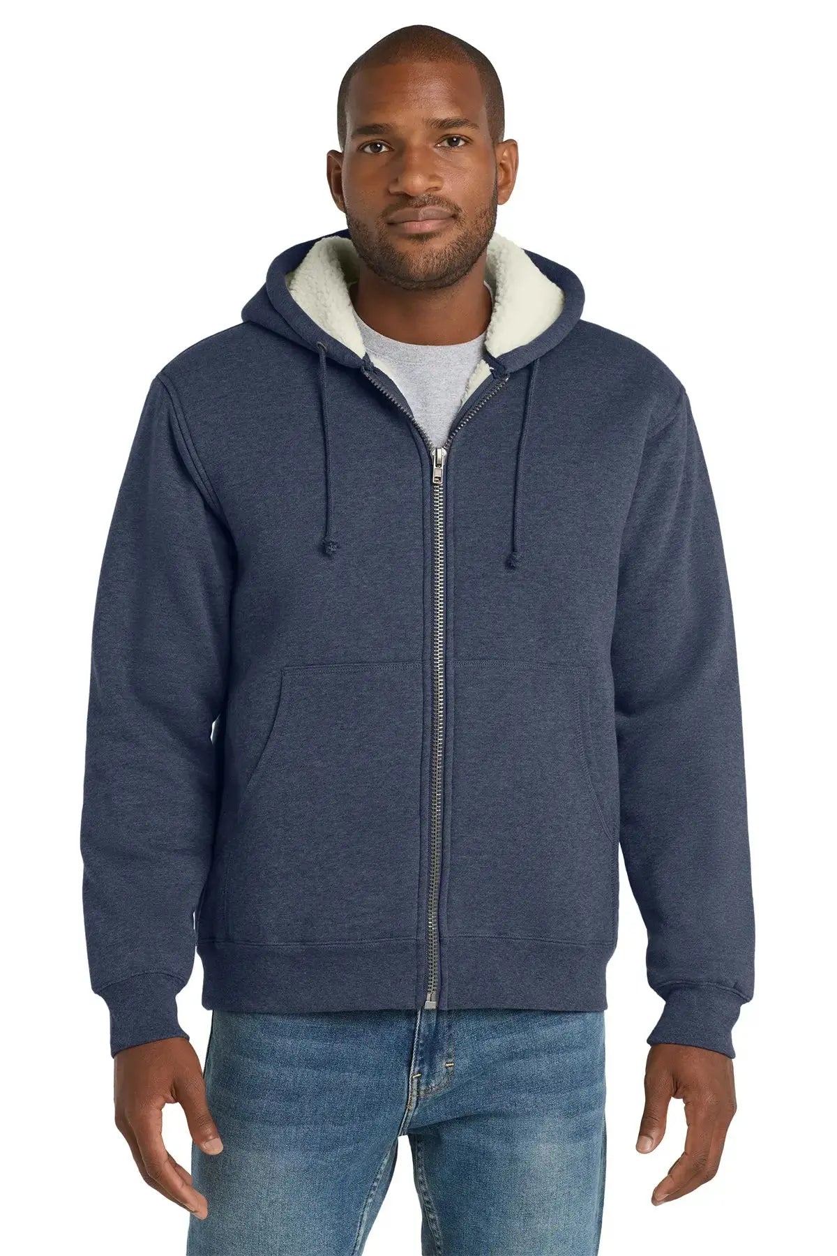 CornerStone® Heavyweight Sherpa-Lined Hooded Fleece Jacket #CS625 Game Over Merch