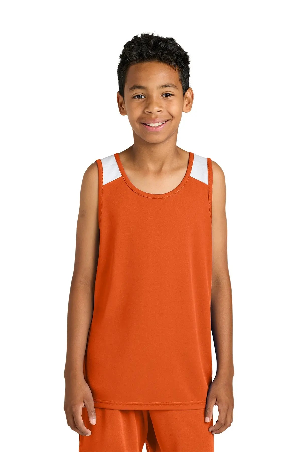 Sport-Tek® Youth Club Track Tank #YST446 Game Over Merch