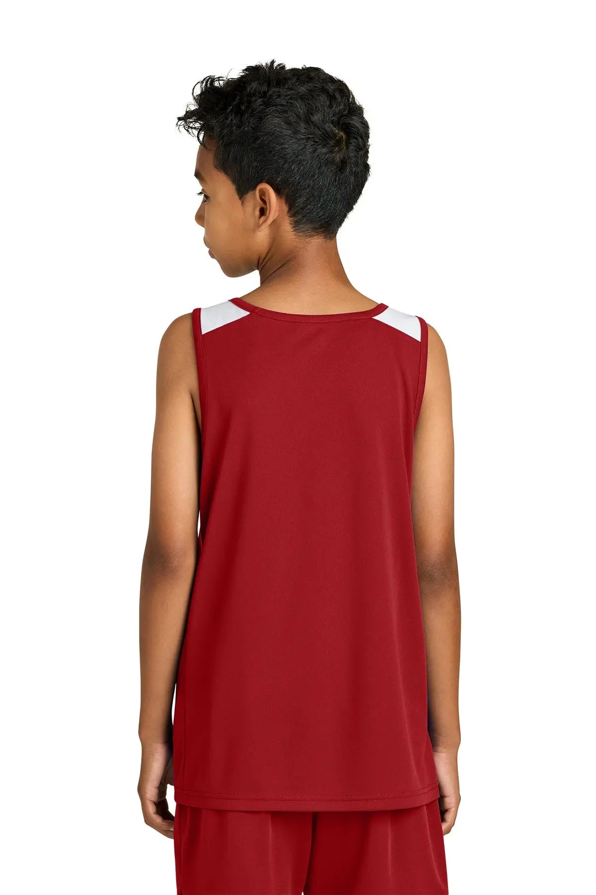 Sport-Tek® Youth Club Track Tank #YST446 Game Over Merch