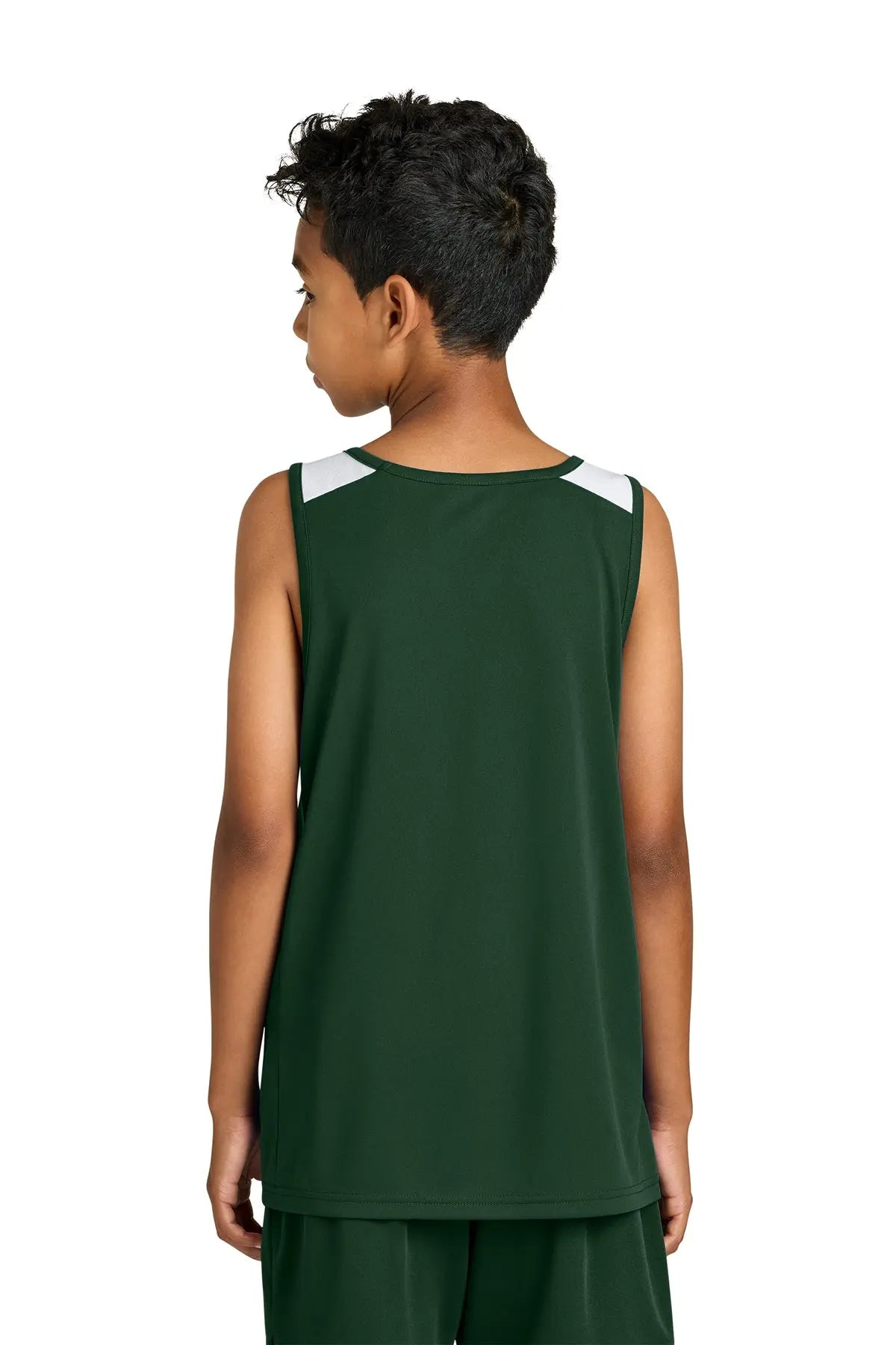 Sport-Tek® Youth Club Track Tank #YST446 Game Over Merch
