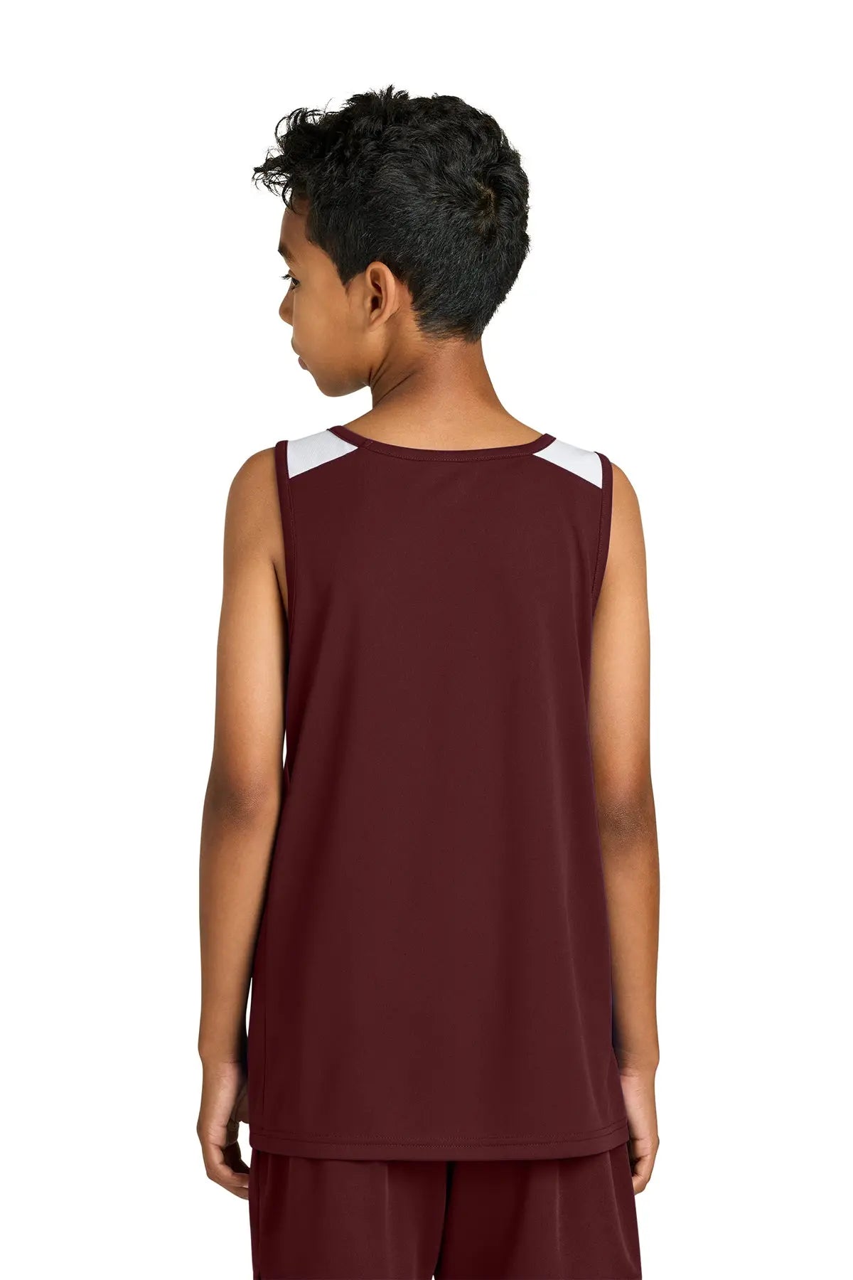 Sport-Tek® Youth Club Track Tank #YST446 Game Over Merch