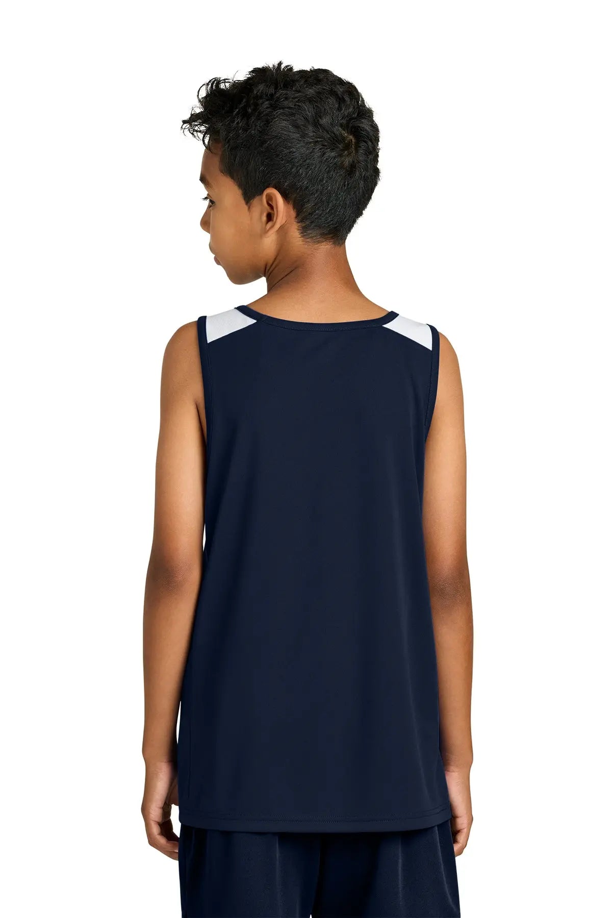 Sport-Tek® Youth Club Track Tank #YST446 Game Over Merch