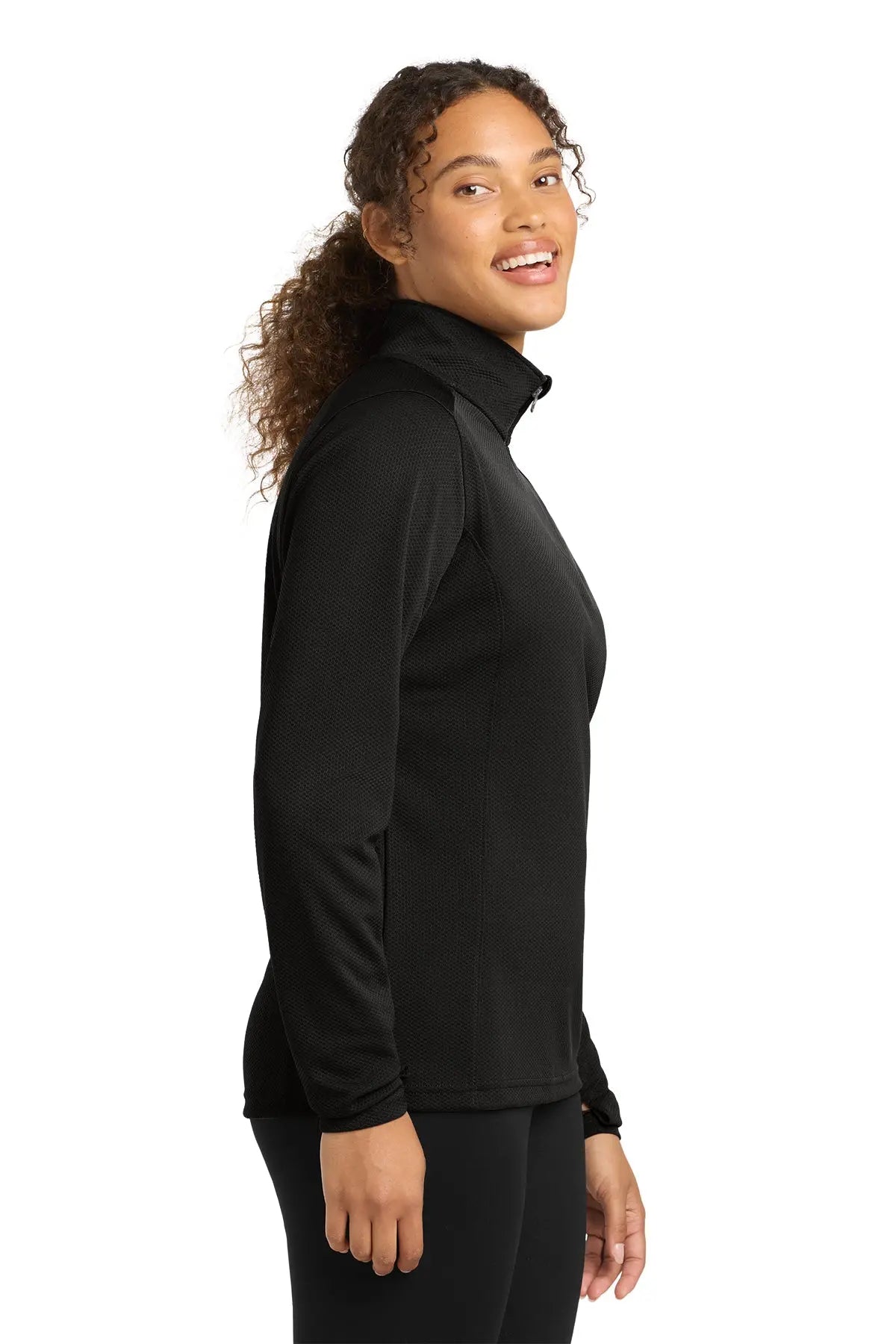 Sport-Tek® Women's Sport-Wick® Textured 1/4-Zip Pullover #LST860 Game Over Merch