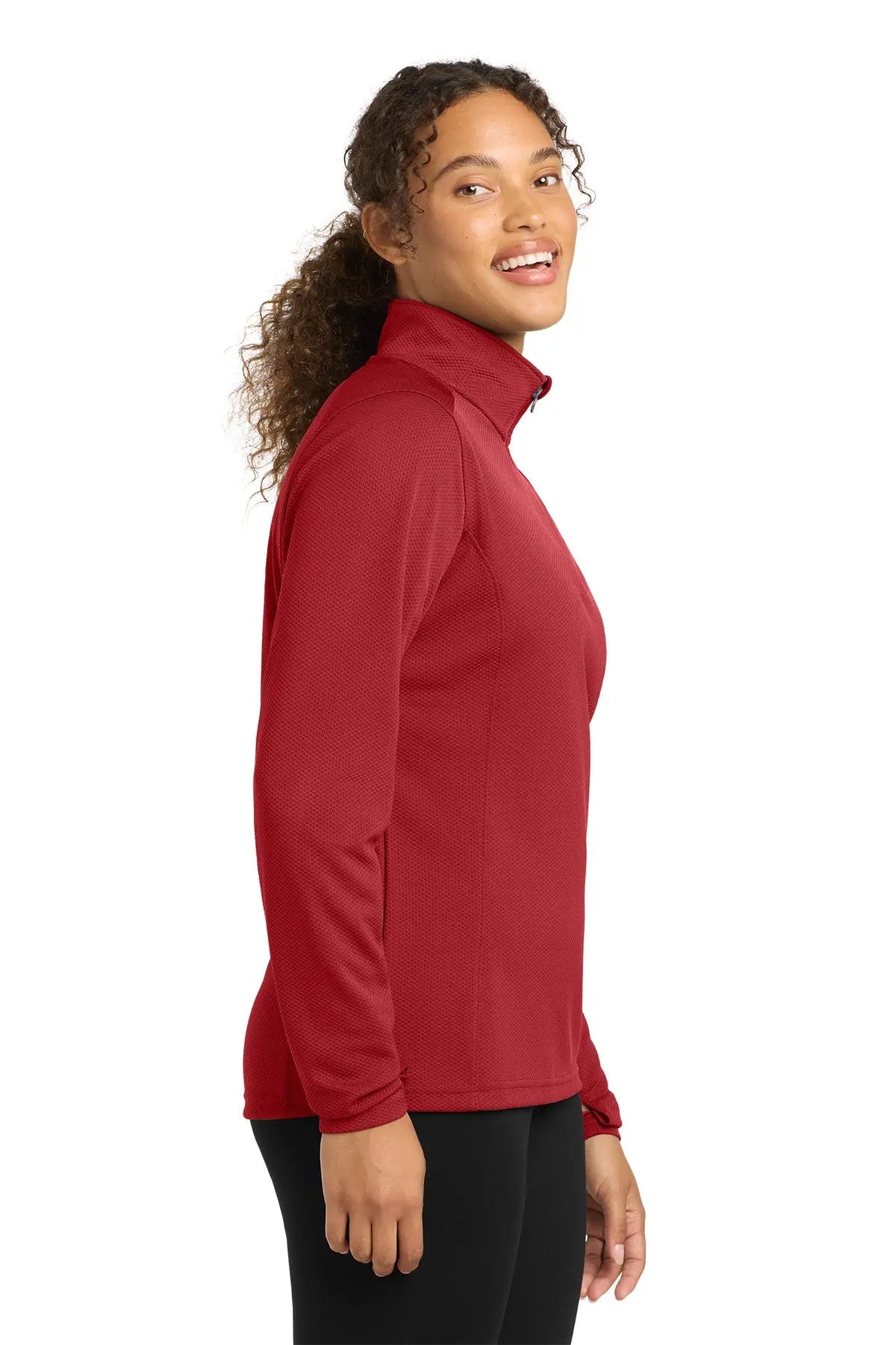 Sport-Tek® Women's Sport-Wick® Textured 1/4-Zip Pullover #LST860 Game Over Merch