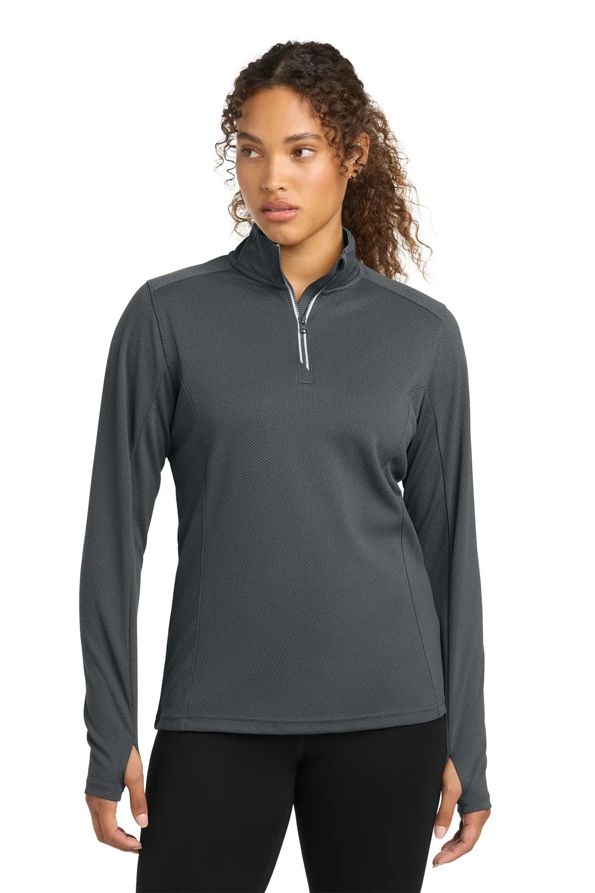 Sport-Tek® Women's Sport-Wick® Textured 1/4-Zip Pullover #LST860 Game Over Merch