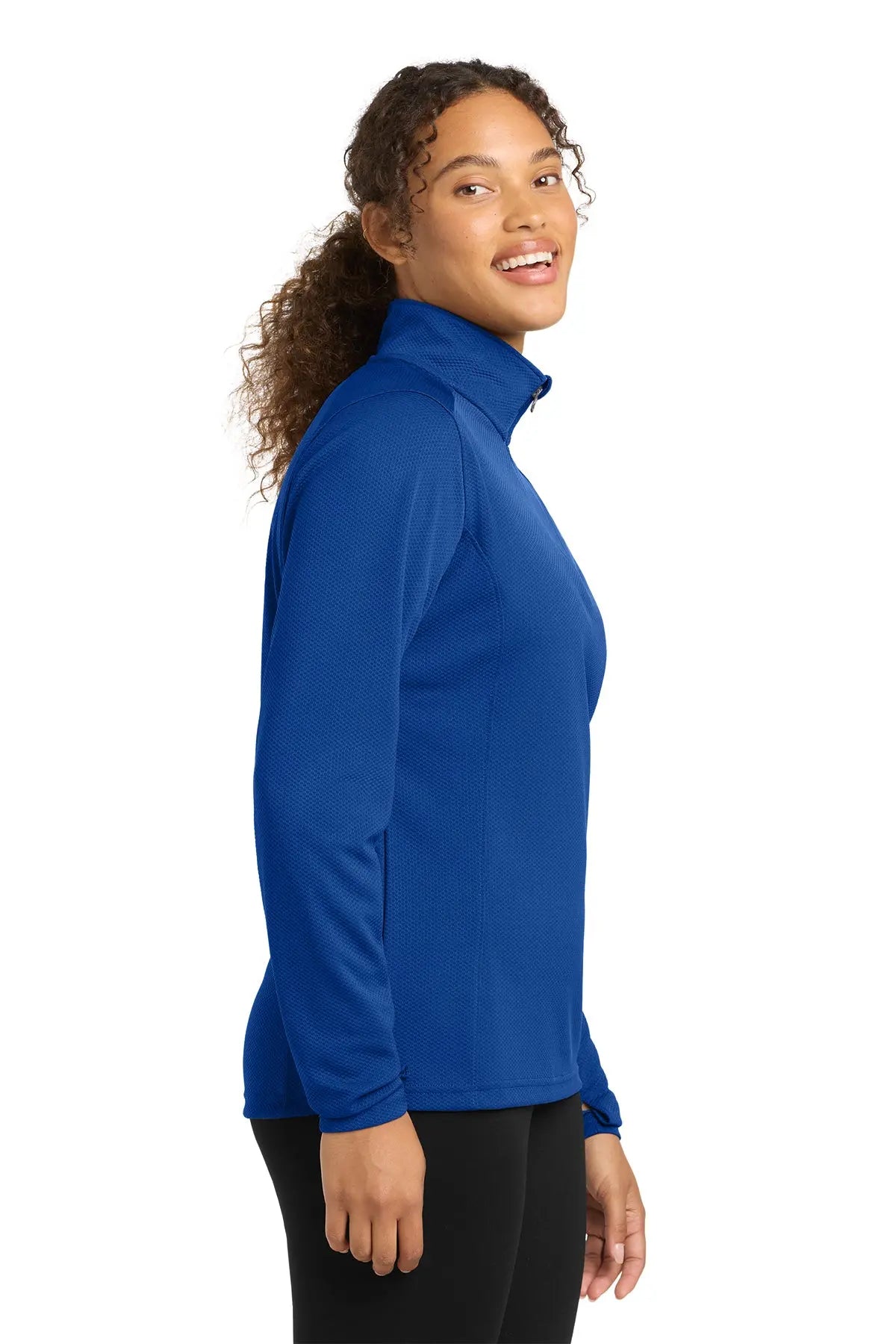 Sport-Tek® Women's Sport-Wick® Textured 1/4-Zip Pullover #LST860 Game Over Merch