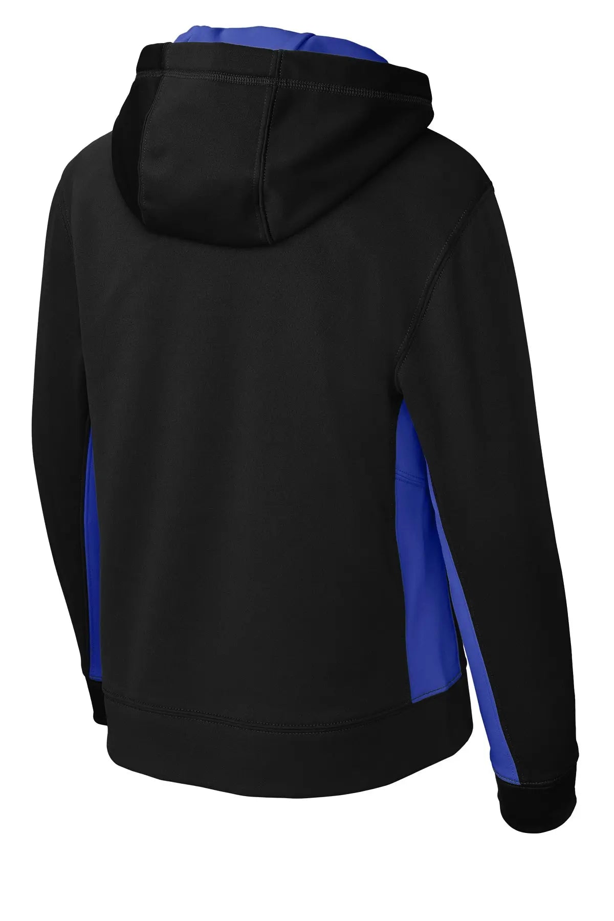 Sport-Tek® Youth Sport-Wick® Fleece Colorblock Hooded Pullover #YST235