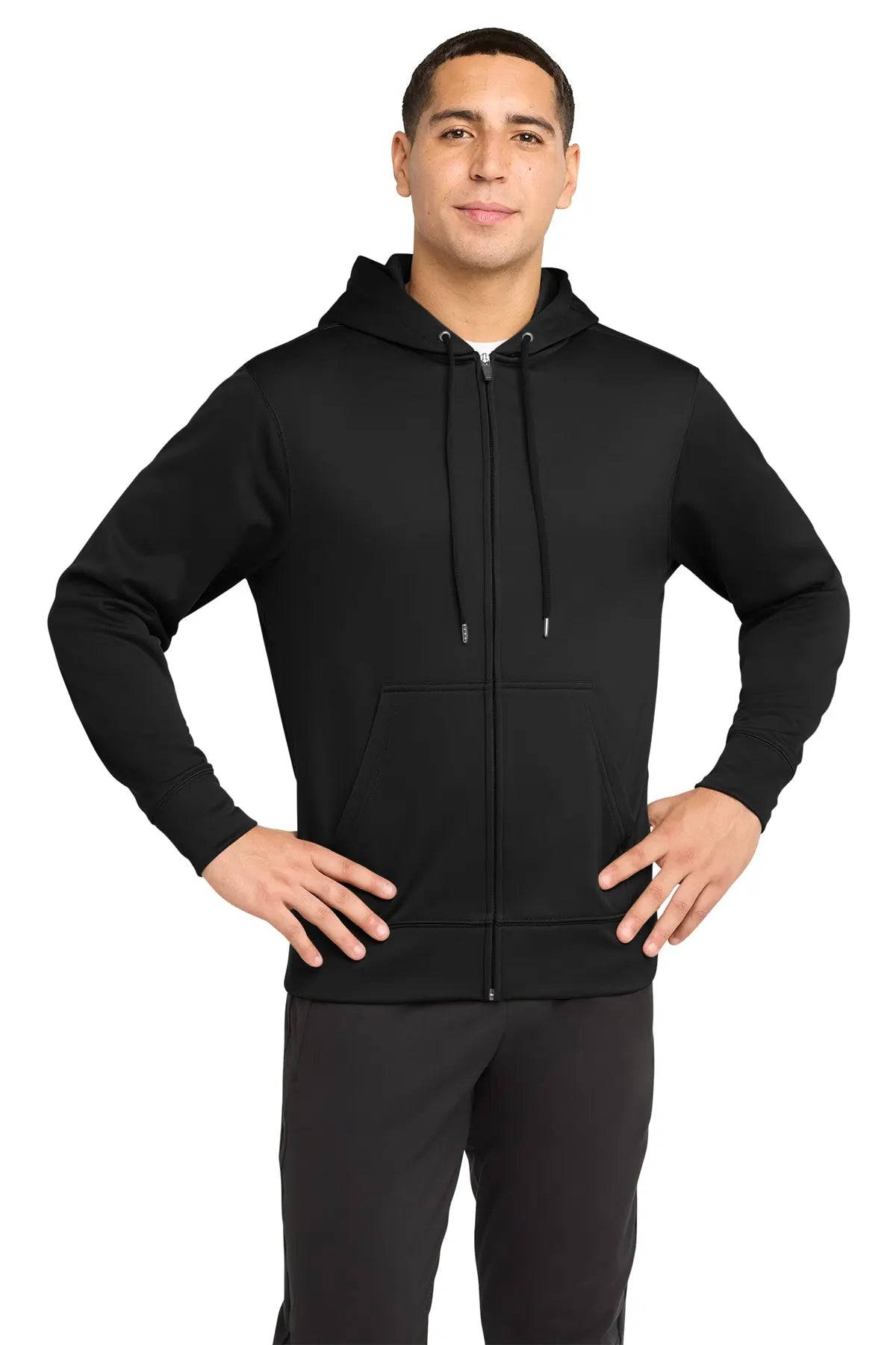 Sport-Tek® Sport-Wick® Fleece Full-Zip Hooded Jacket #ST238