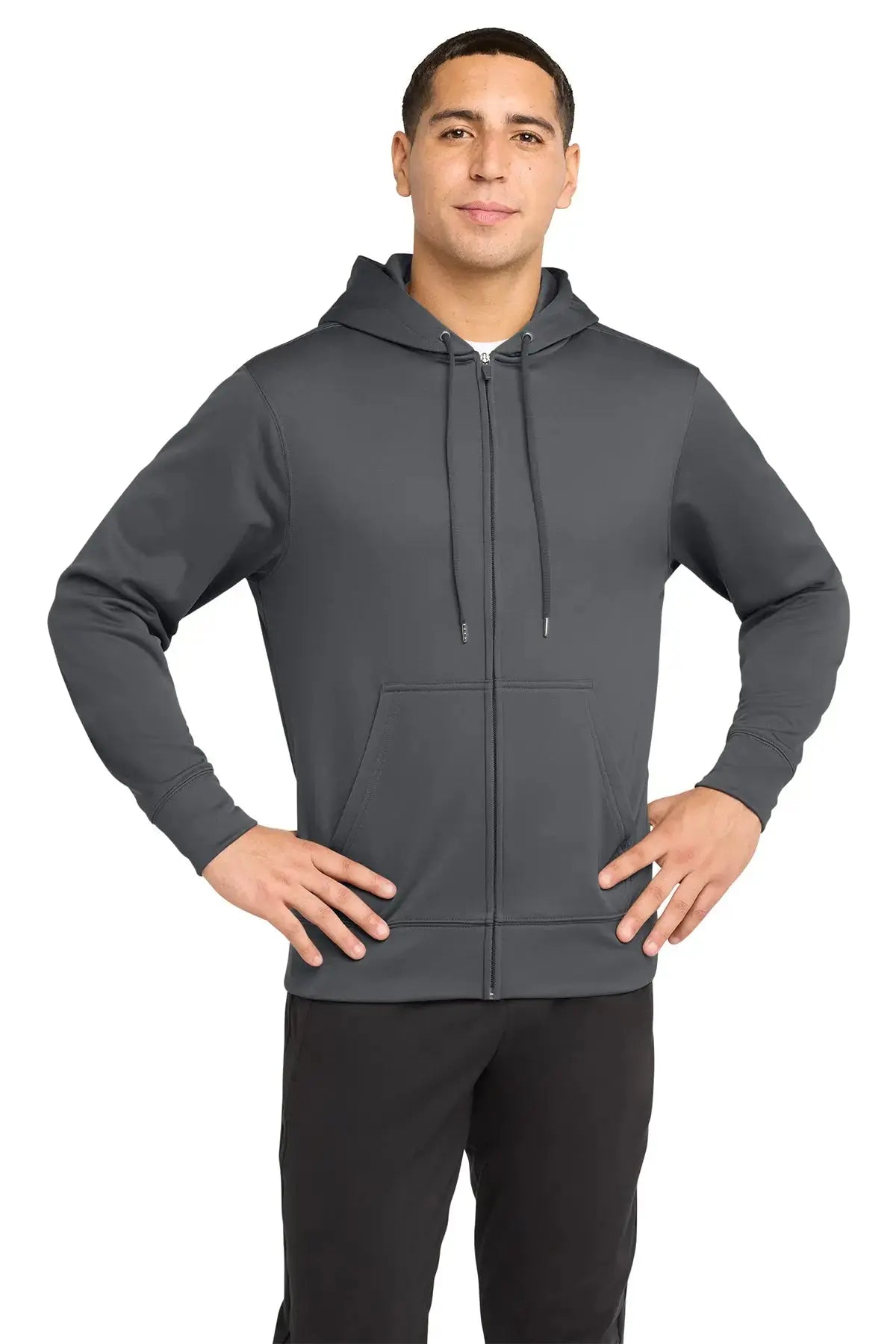 Sport-Tek® Sport-Wick® Fleece Full-Zip Hooded Jacket #ST238 Game Over Merch