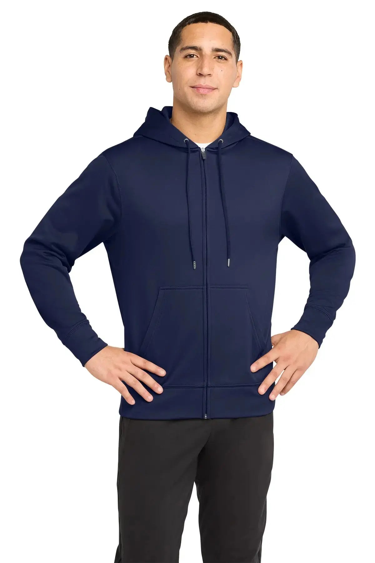 Sport-Tek® Sport-Wick® Fleece Full-Zip Hooded Jacket #ST238 Game Over Merch