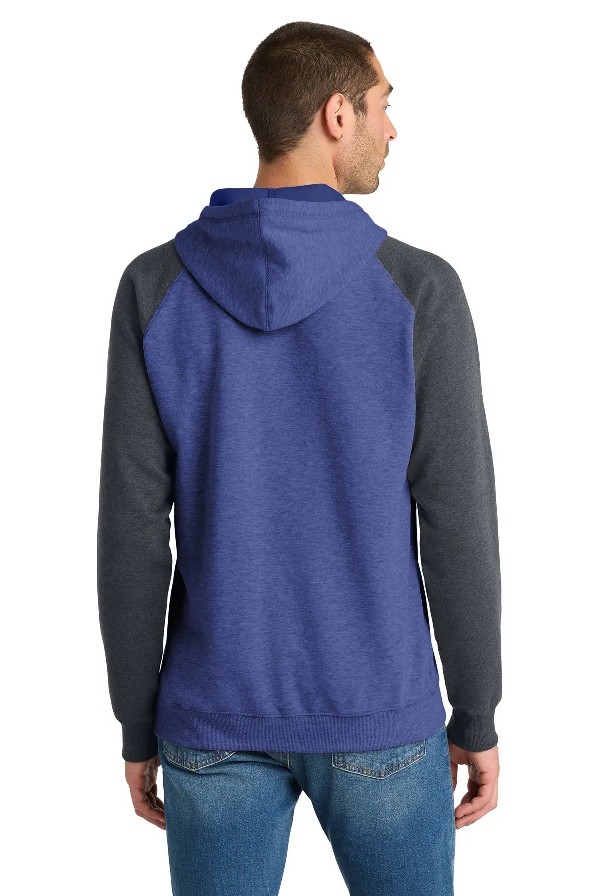District® Lightweight Fleece Raglan Hoodie #DT196
