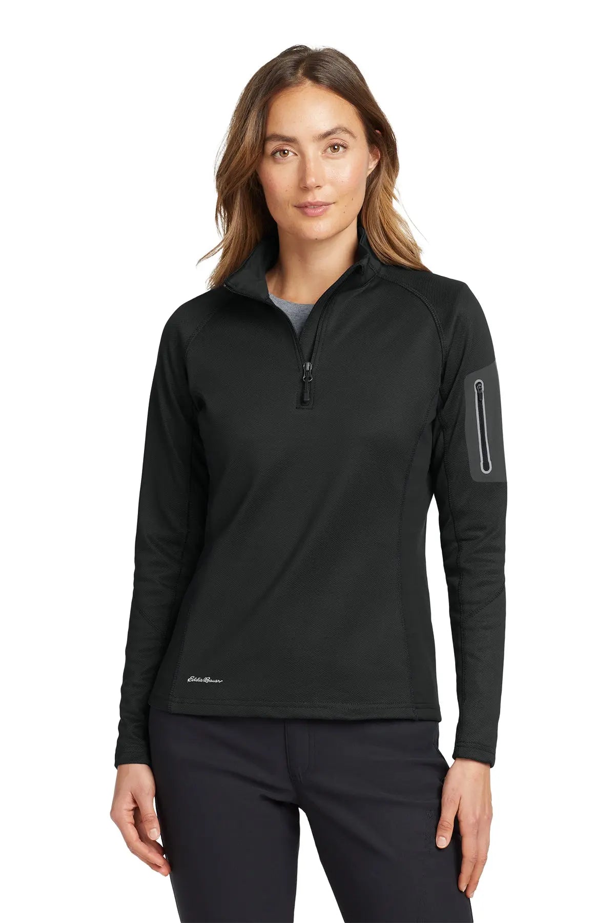Eddie Bauer® Women's 1/2-Zip Performance Fleece #EB235 Game Over Merch