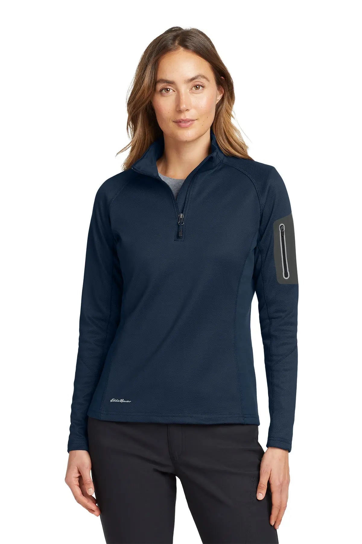 Eddie Bauer® Women's 1/2-Zip Performance Fleece #EB235 Game Over Merch