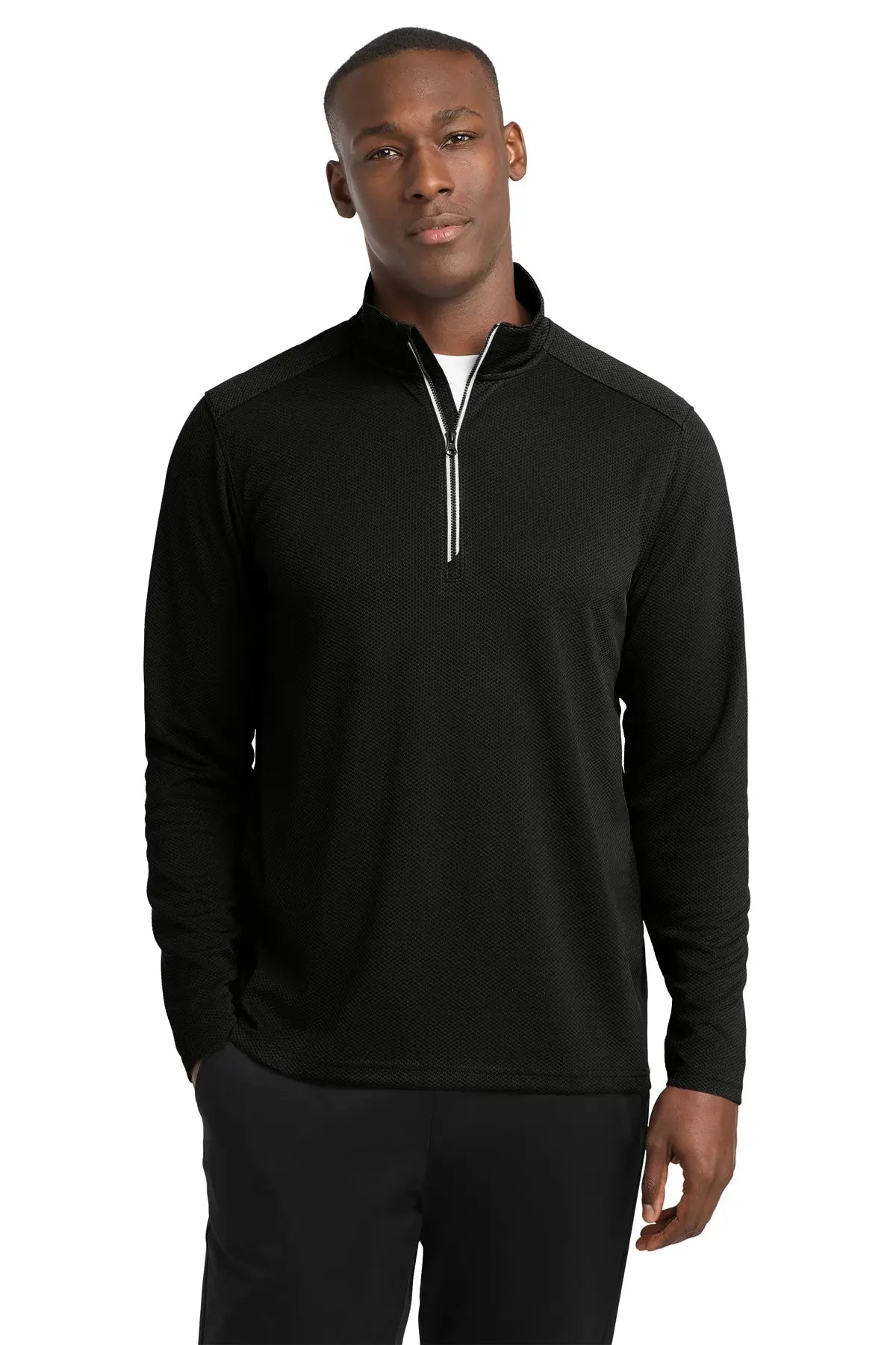 Sport-Tek® Sport-Wick® Textured 1/4-Zip Pullover #ST860 Game Over Merch