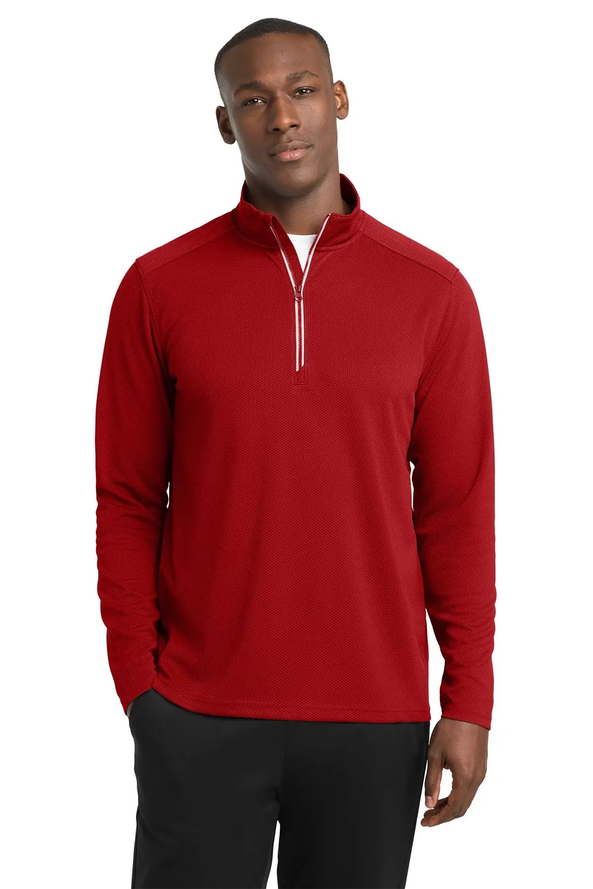 Sport-Tek® Sport-Wick® Textured 1/4-Zip Pullover #ST860 Game Over Merch