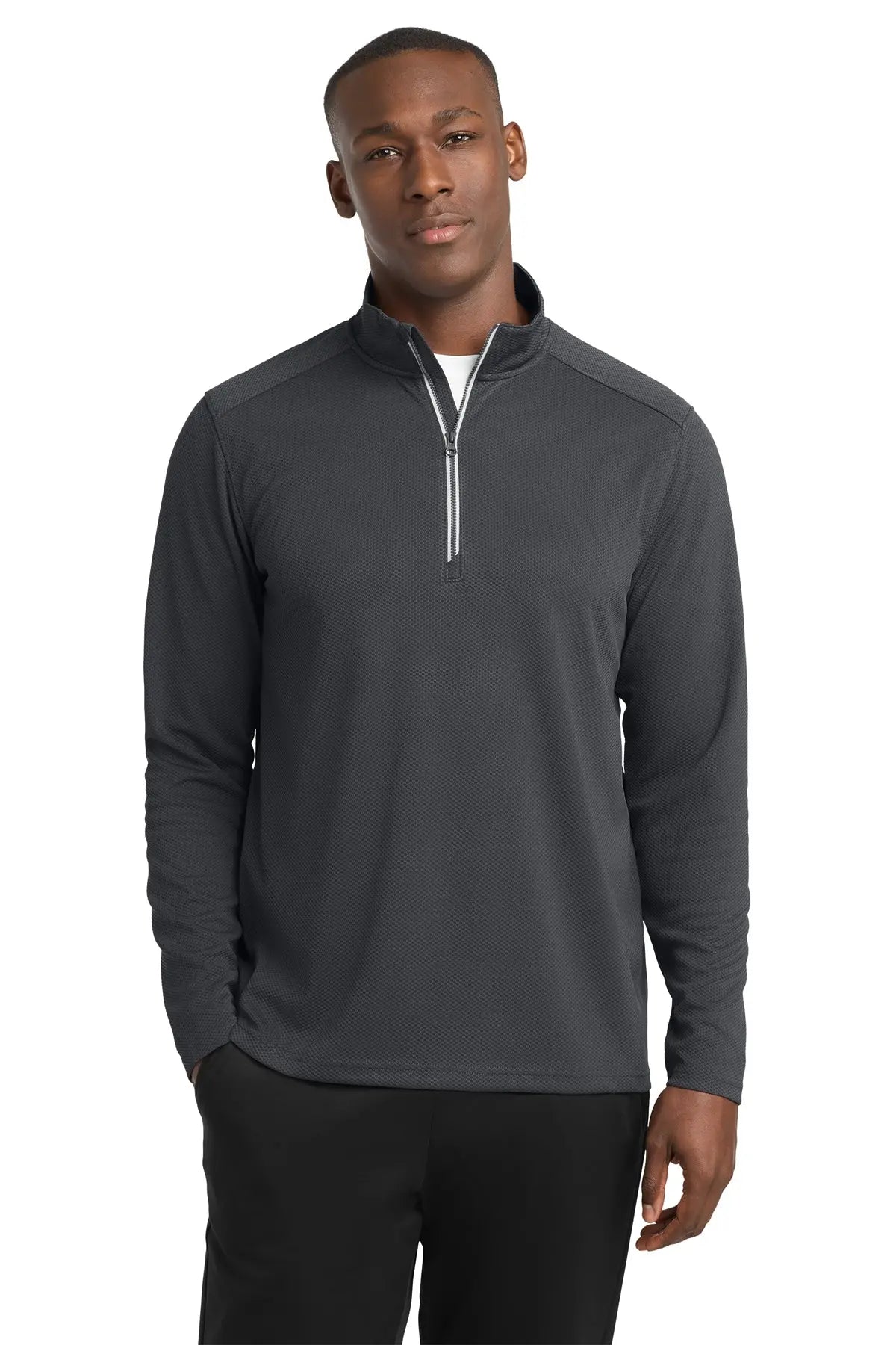 Sport-Tek® Sport-Wick® Textured 1/4-Zip Pullover #ST860 Game Over Merch