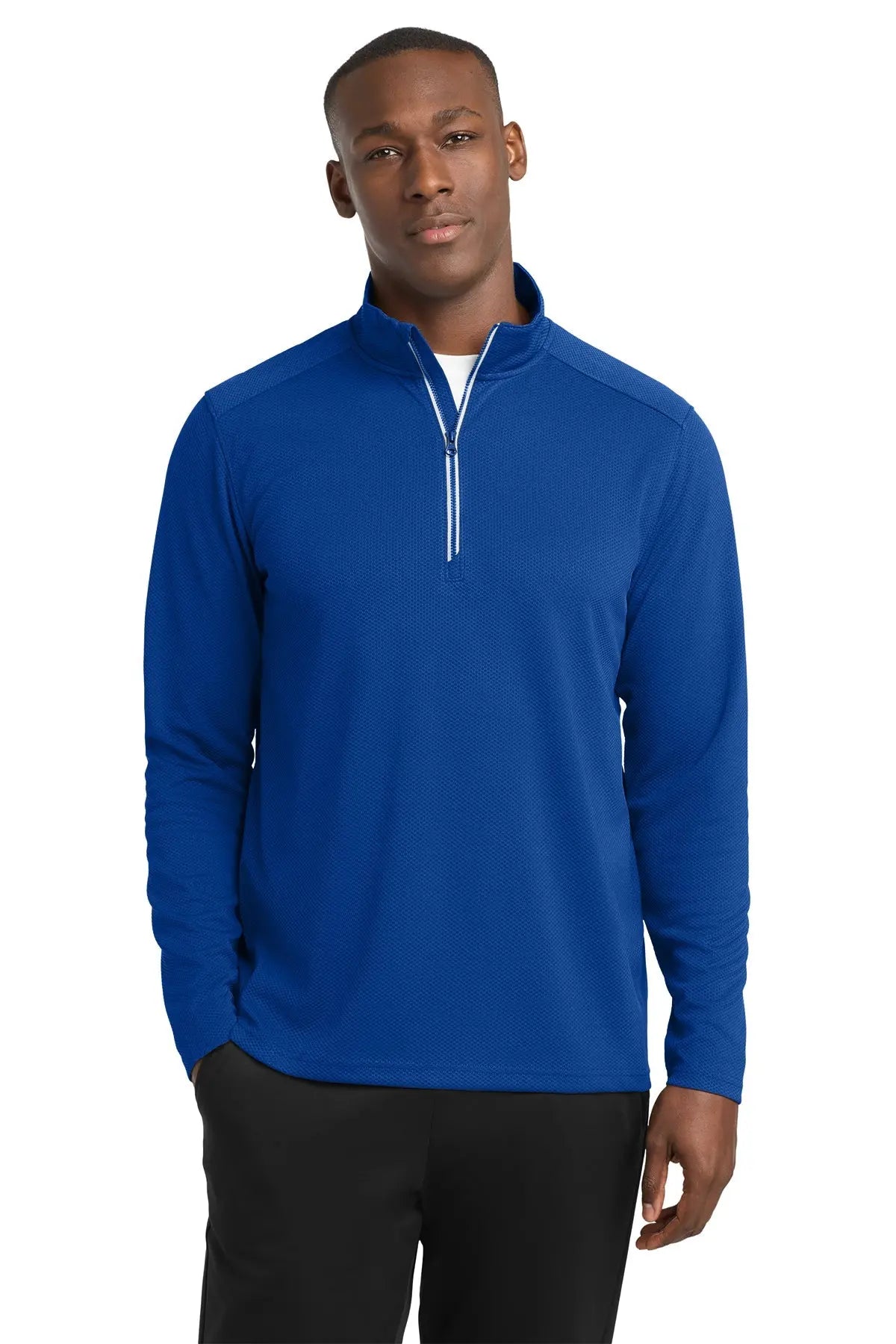 Sport-Tek® Sport-Wick® Textured 1/4-Zip Pullover #ST860 Game Over Merch