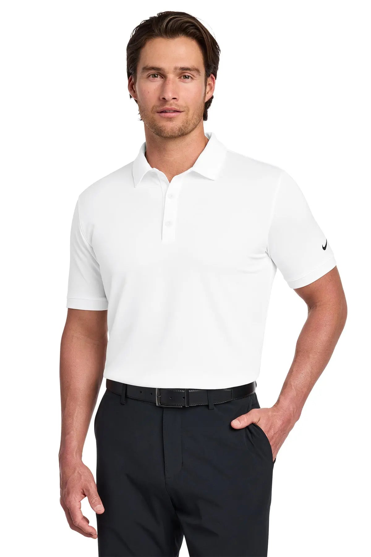 Nike Dri-FIT Solid Icon Pique Modern Fit Polo #746099Game Over Merch
