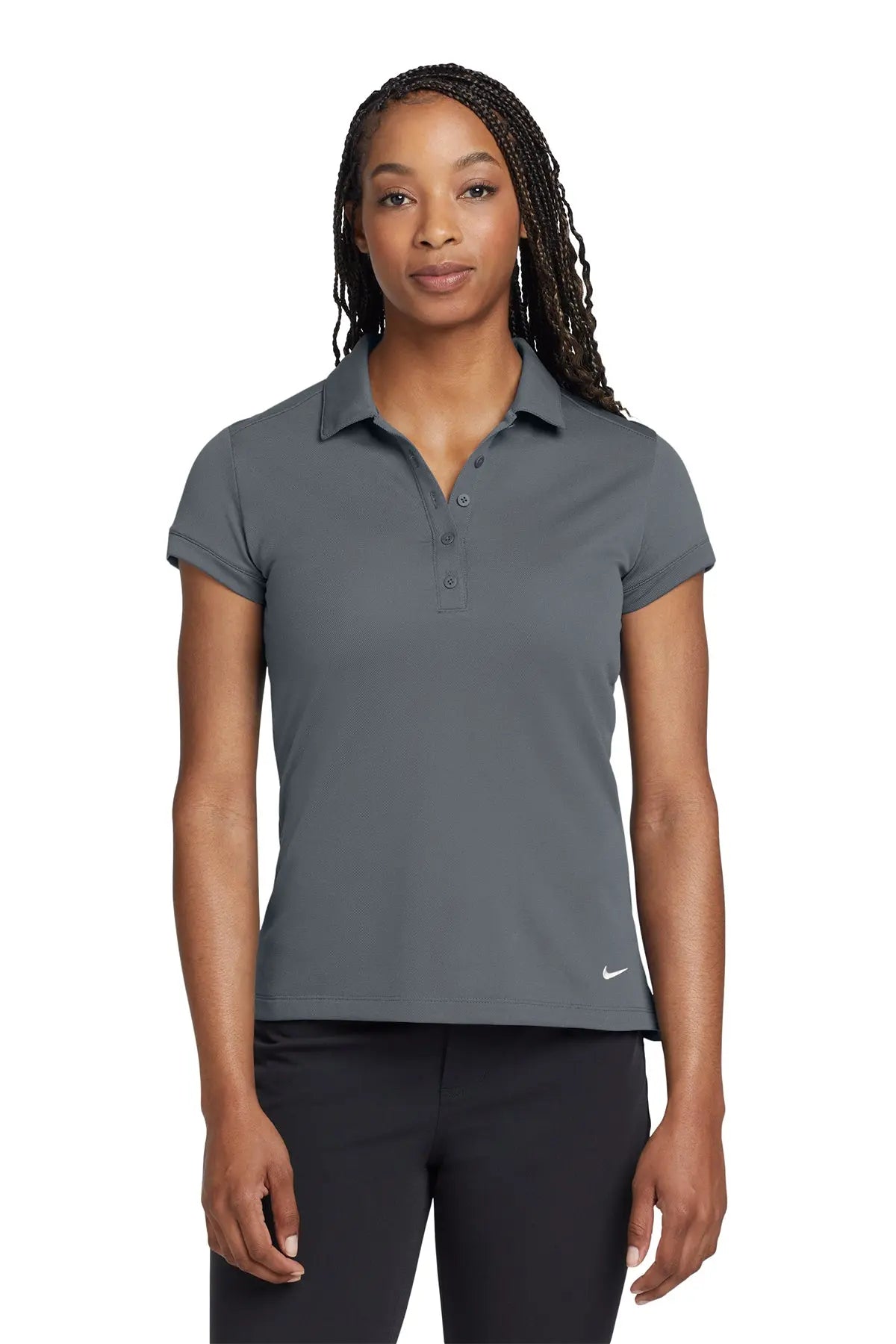 Nike Women's Dri-FIT Solid Icon Pique Modern Fit Polo #746100Game Over Merch