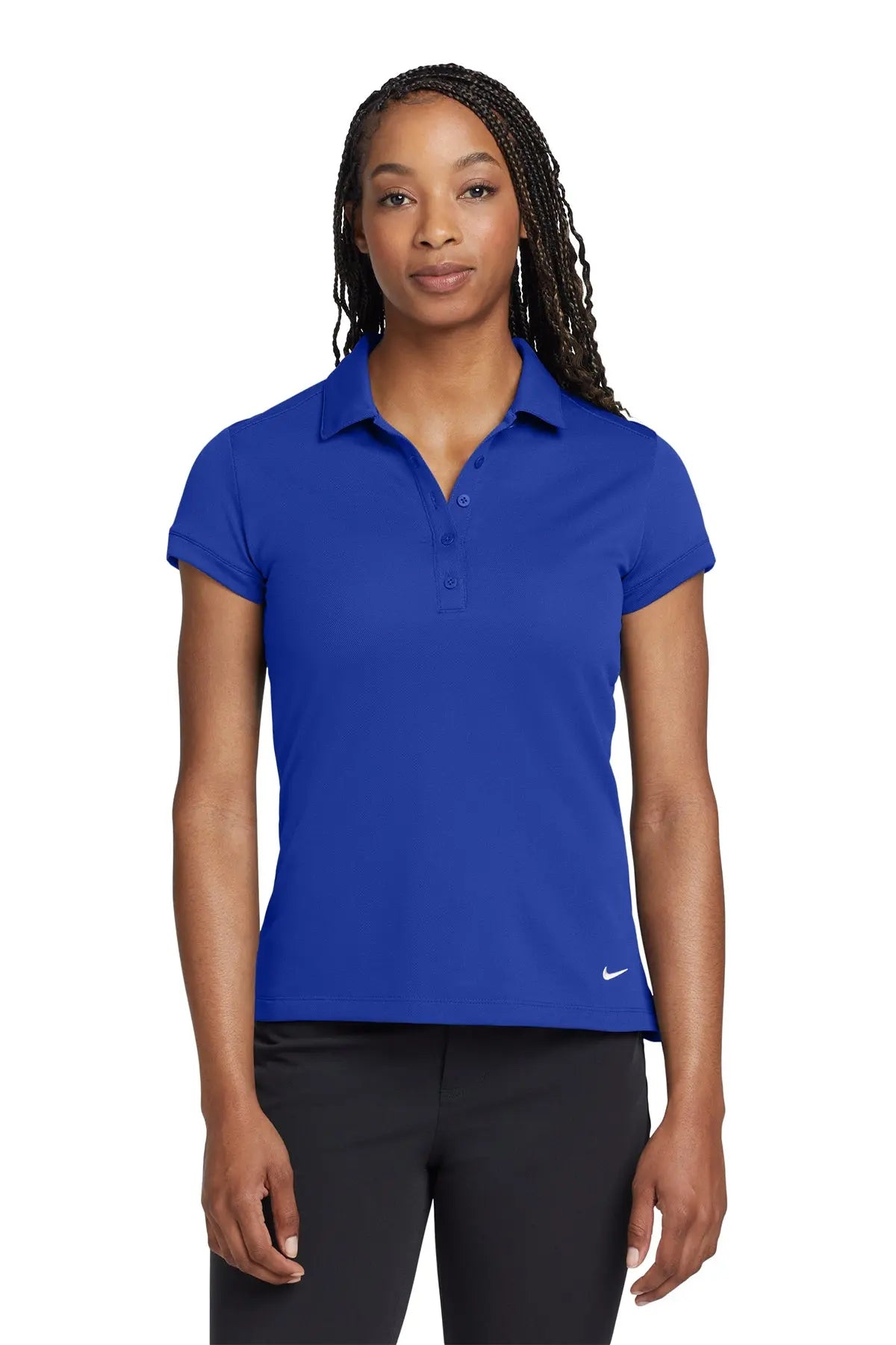 Nike Women's Dri-FIT Solid Icon Pique Modern Fit Polo #746100Game Over Merch