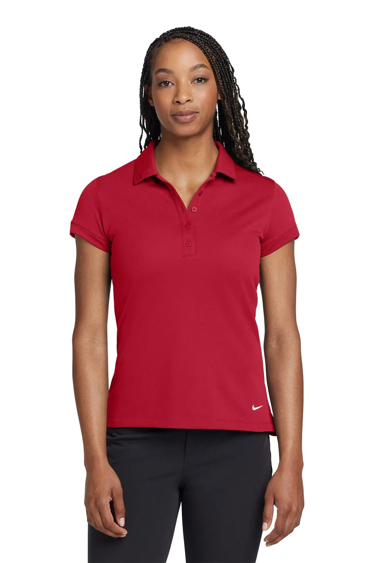 Nike Women's Dri-FIT Solid Icon Pique Modern Fit Polo #746100Game Over Merch