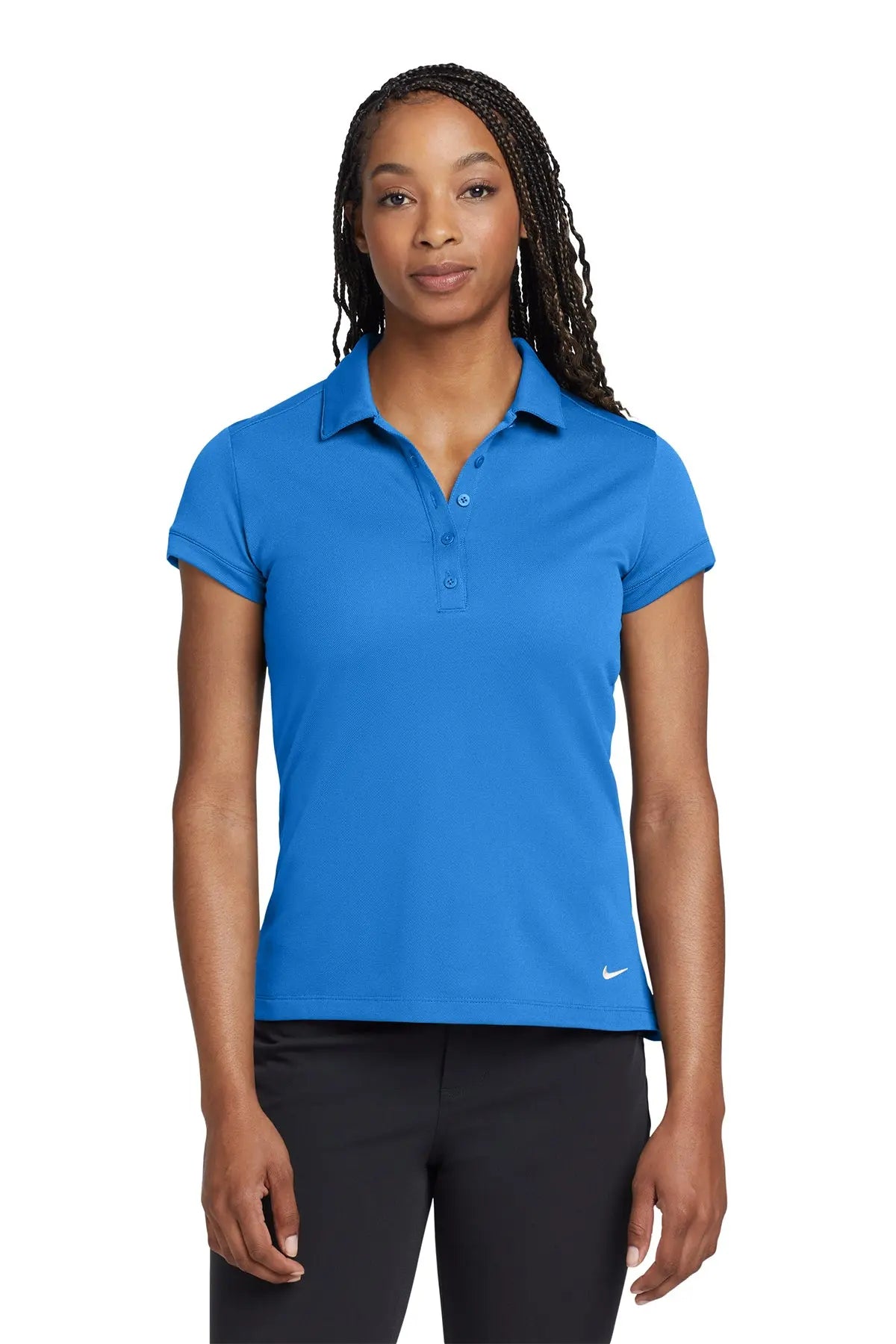 Nike Women's Dri-FIT Solid Icon Pique Modern Fit Polo #746100Game Over Merch