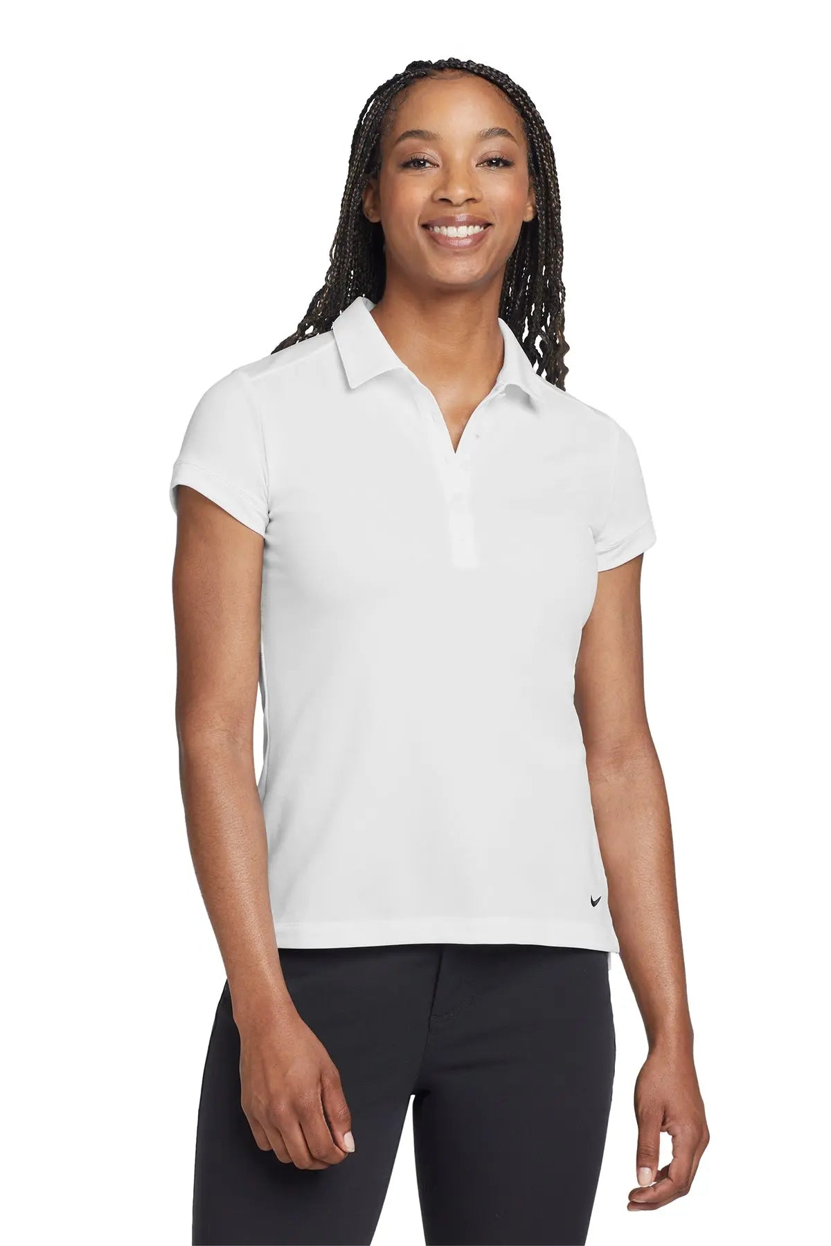 Nike Women's Dri-FIT Solid Icon Pique Modern Fit Polo #746100Game Over Merch