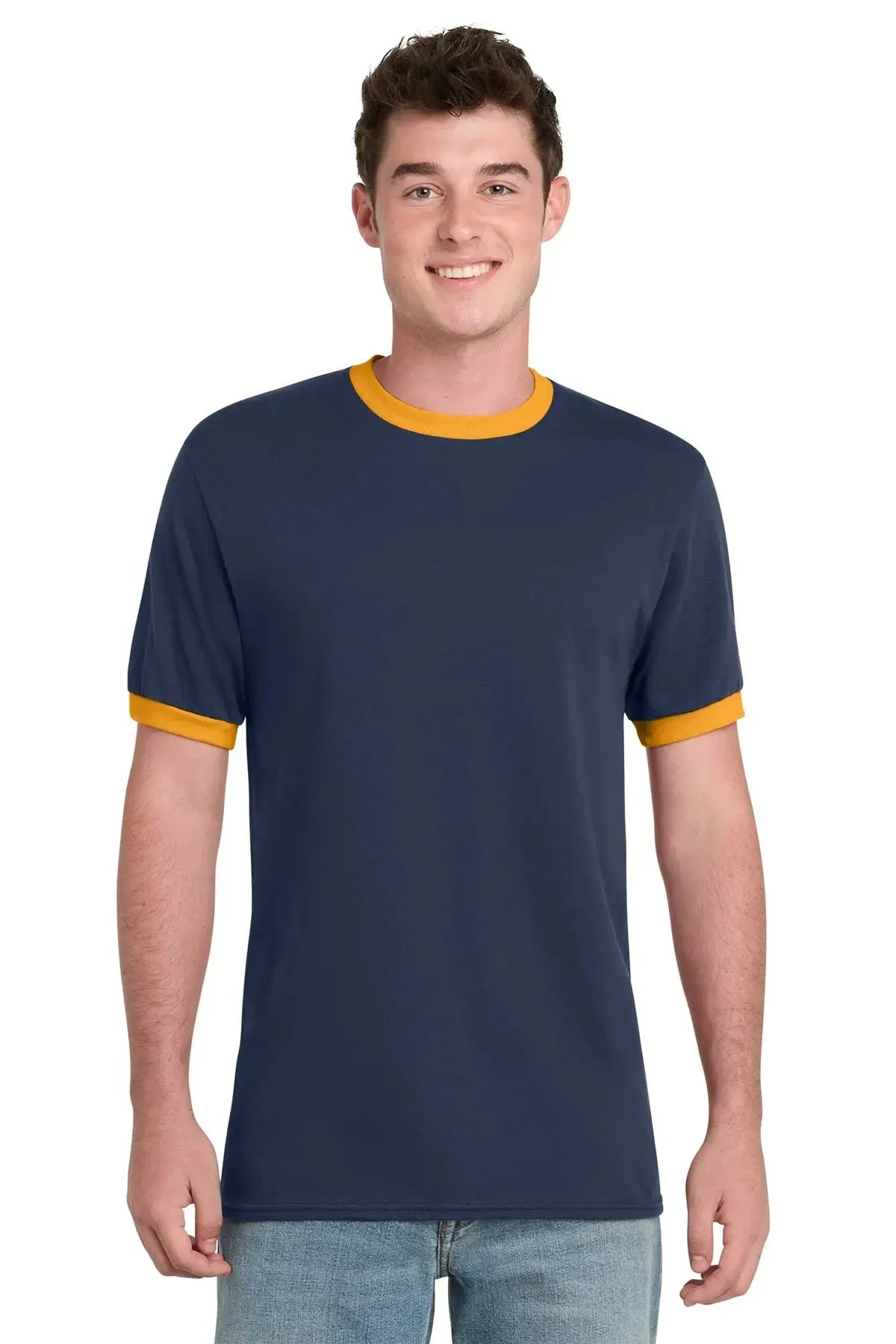 Port & Co™ Core Cotton Ringer Tee #PC54R Game Over Merch
