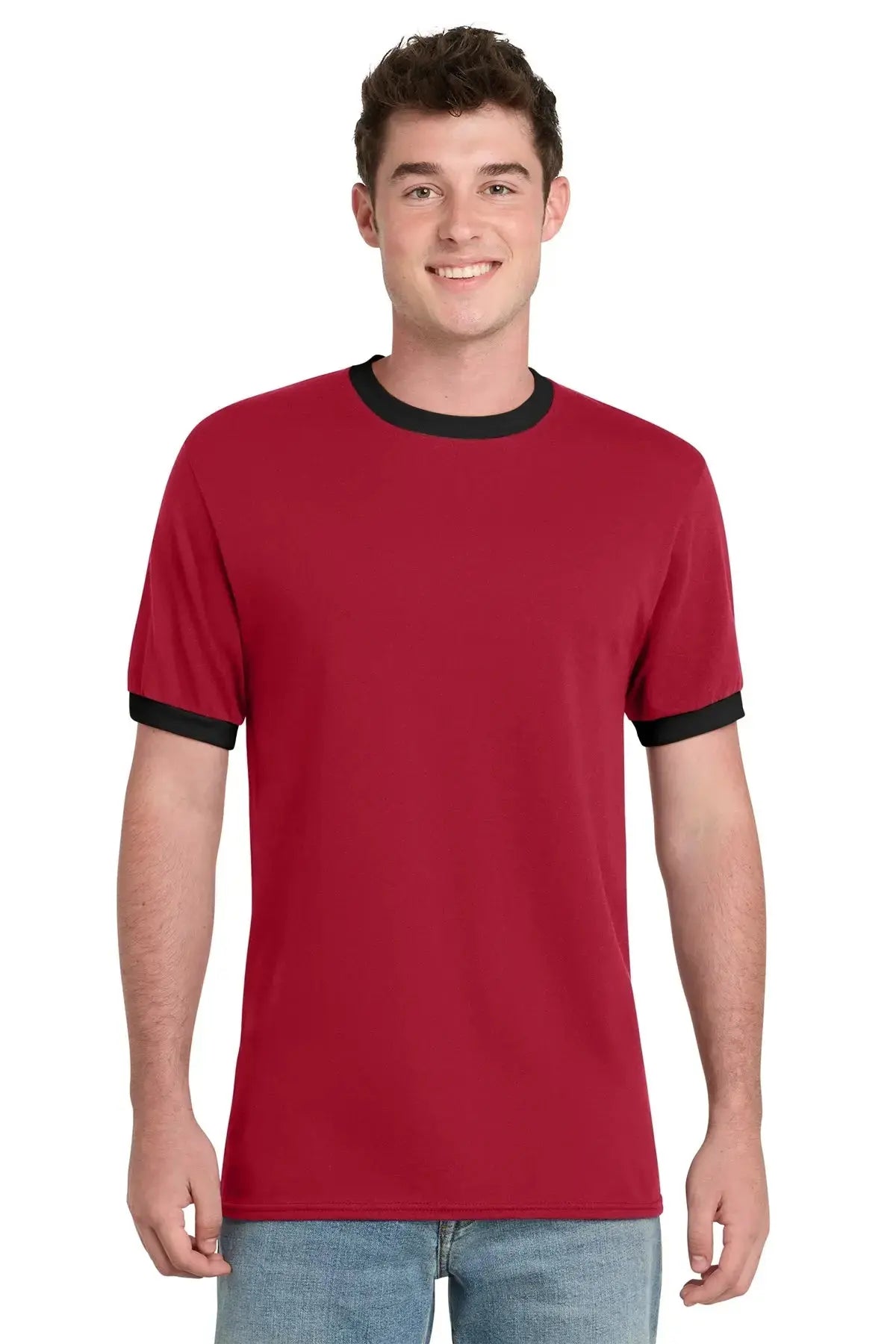 Port & Co™ Core Cotton Ringer Tee #PC54R Game Over Merch