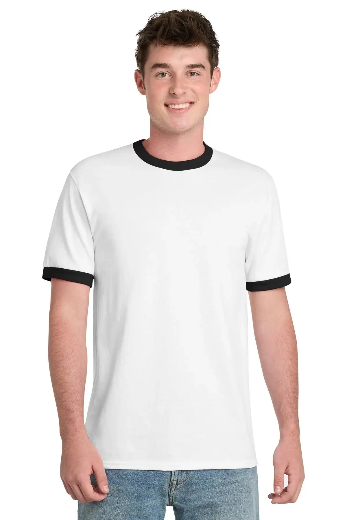 Port & Co™ Core Cotton Ringer Tee #PC54R Game Over Merch