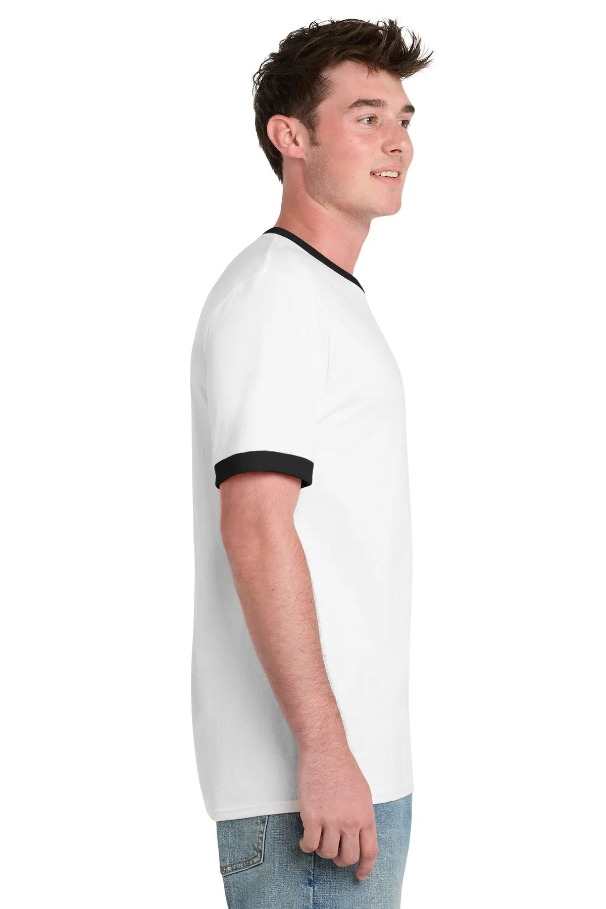 Port & Co™ Core Cotton Ringer Tee #PC54R