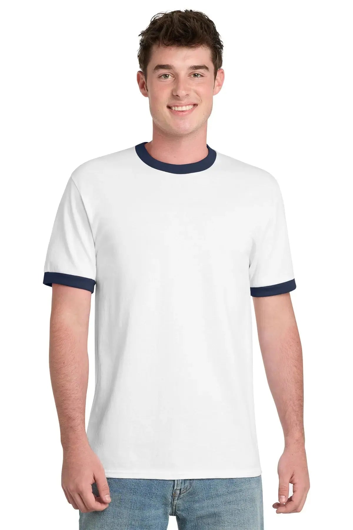 Port & Co™ Core Cotton Ringer Tee #PC54R Game Over Merch