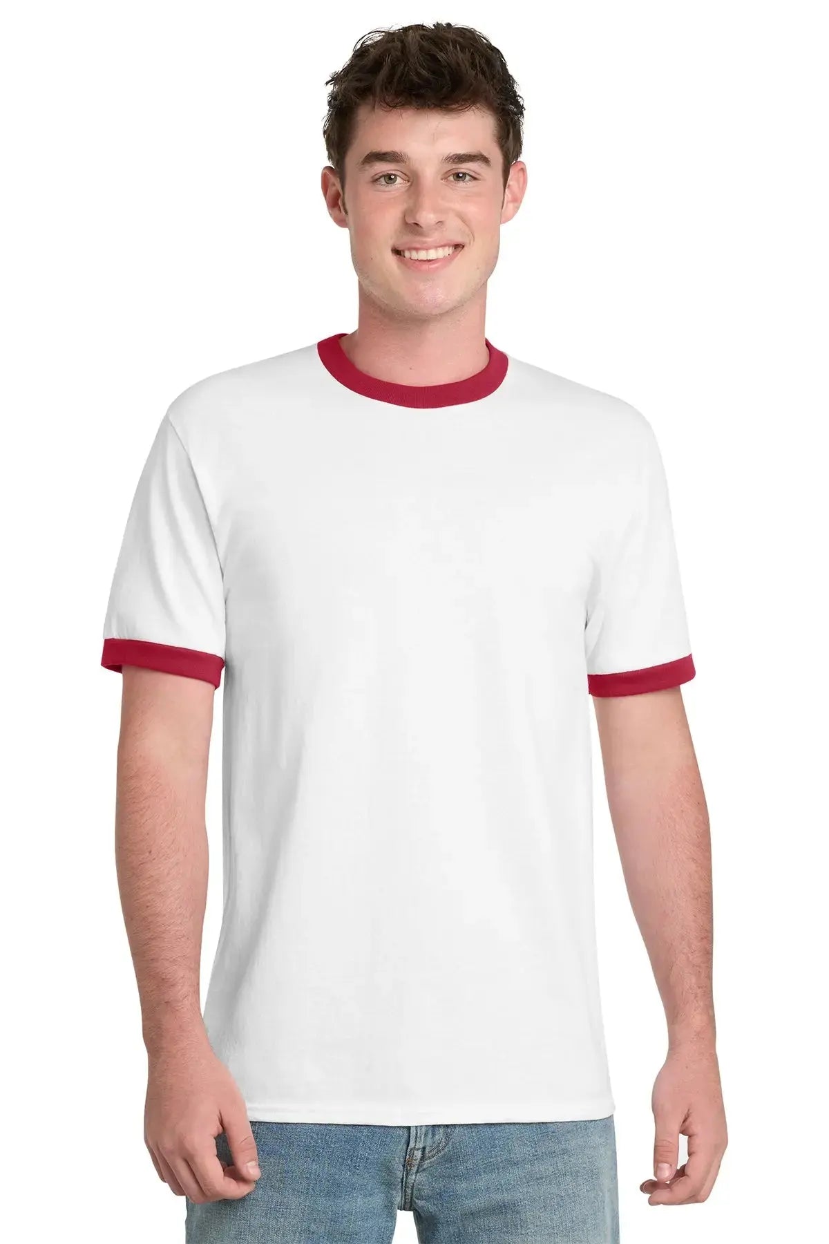 Port & Co™ Core Cotton Ringer Tee #PC54R Game Over Merch
