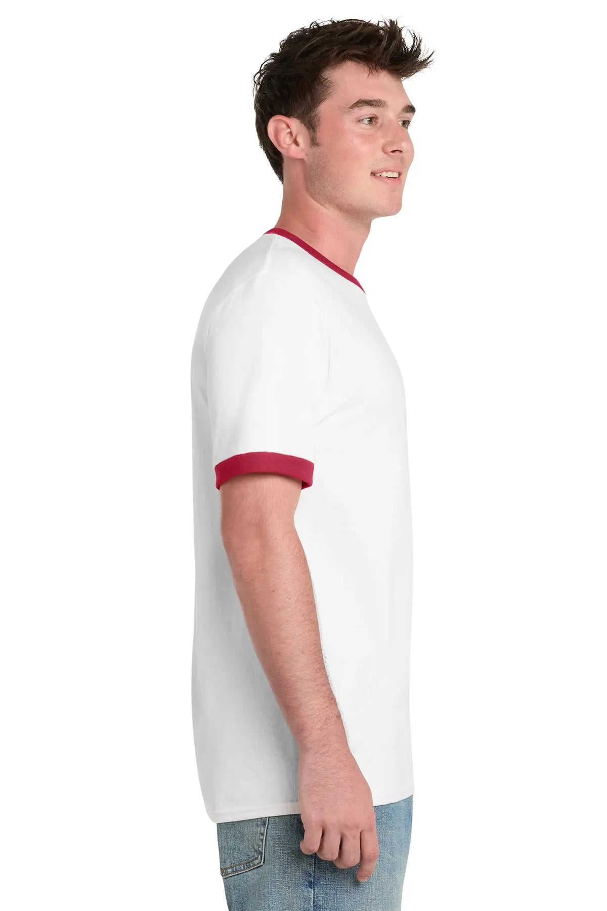 Port & Co™ Core Cotton Ringer Tee #PC54R