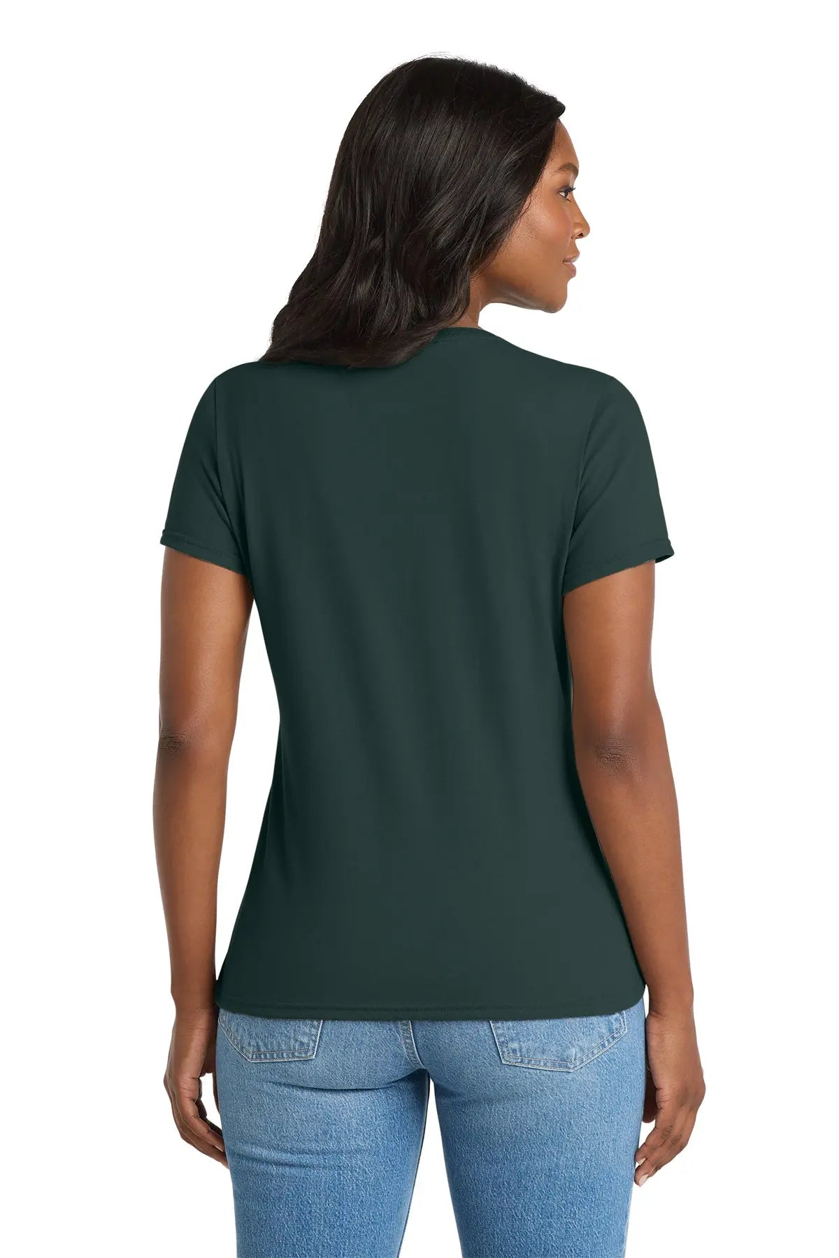 Port & Co™ Women's Performance Blend V-Neck Tee #LPC381V