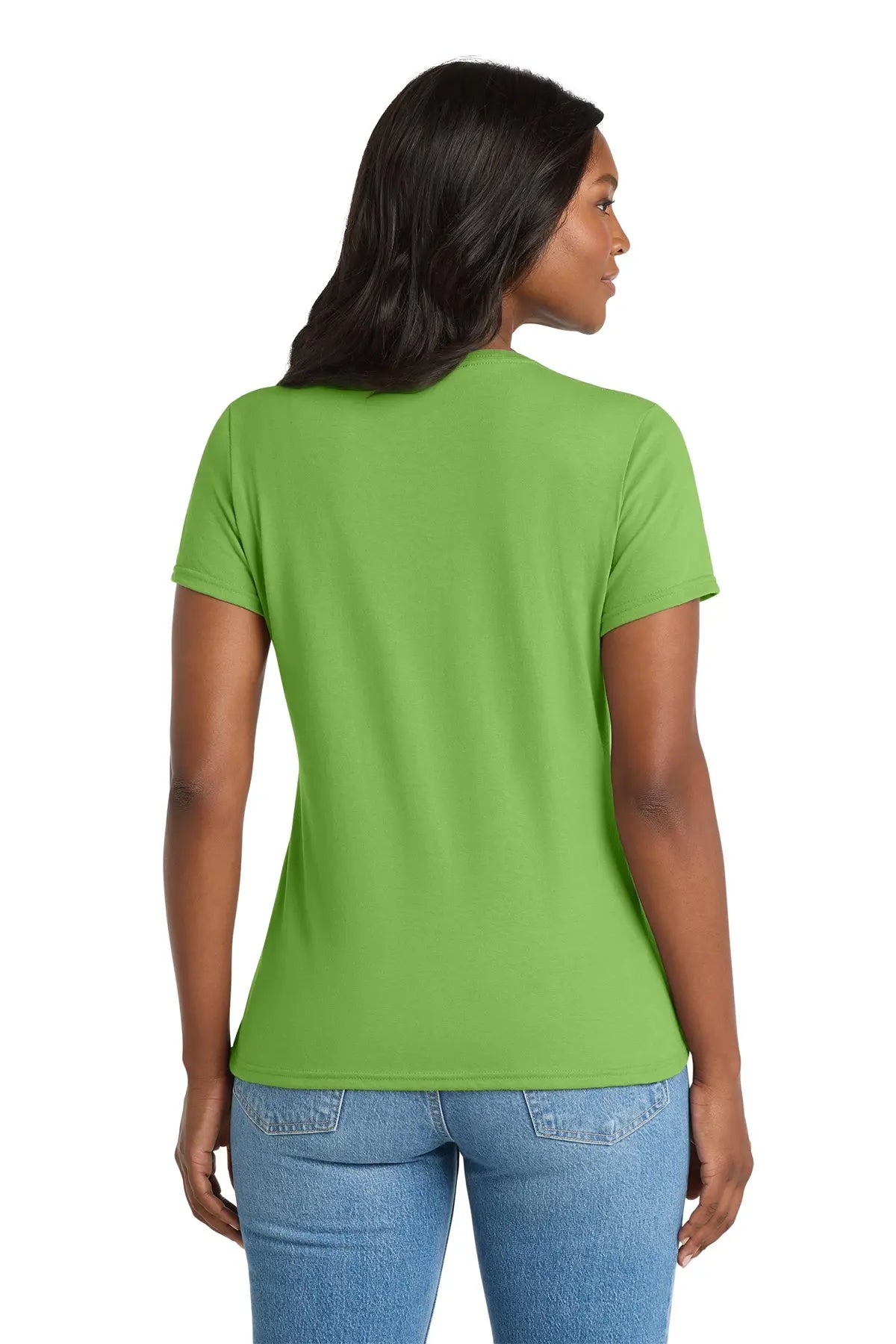 Port & Co™ Women's Performance Blend V-Neck Tee #LPC381V