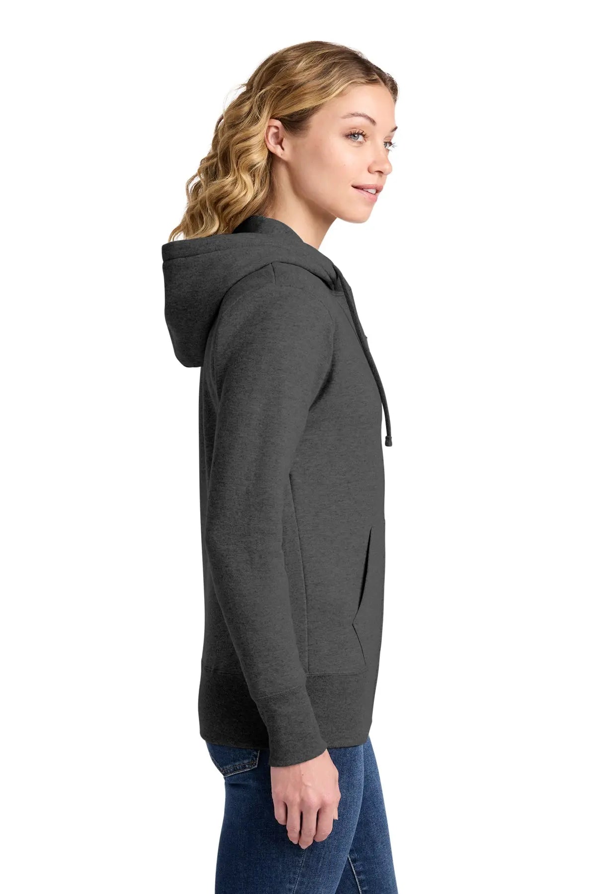 Port & Co™ Women's Core Fleece Full-Zip Hooded Sweatshirt #LPC78ZH