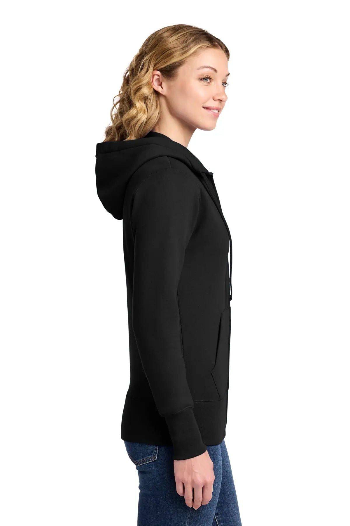 Port & Co™ Women's Core Fleece Full-Zip Hooded Sweatshirt #LPC78ZH