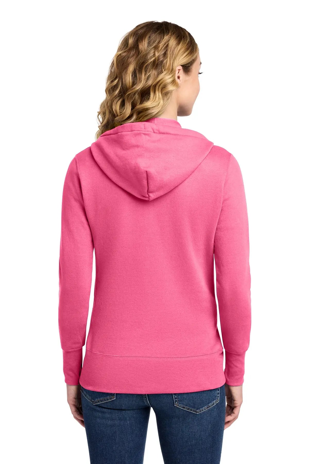 Port & Co™ Women's Core Fleece Full-Zip Hooded Sweatshirt #LPC78ZH