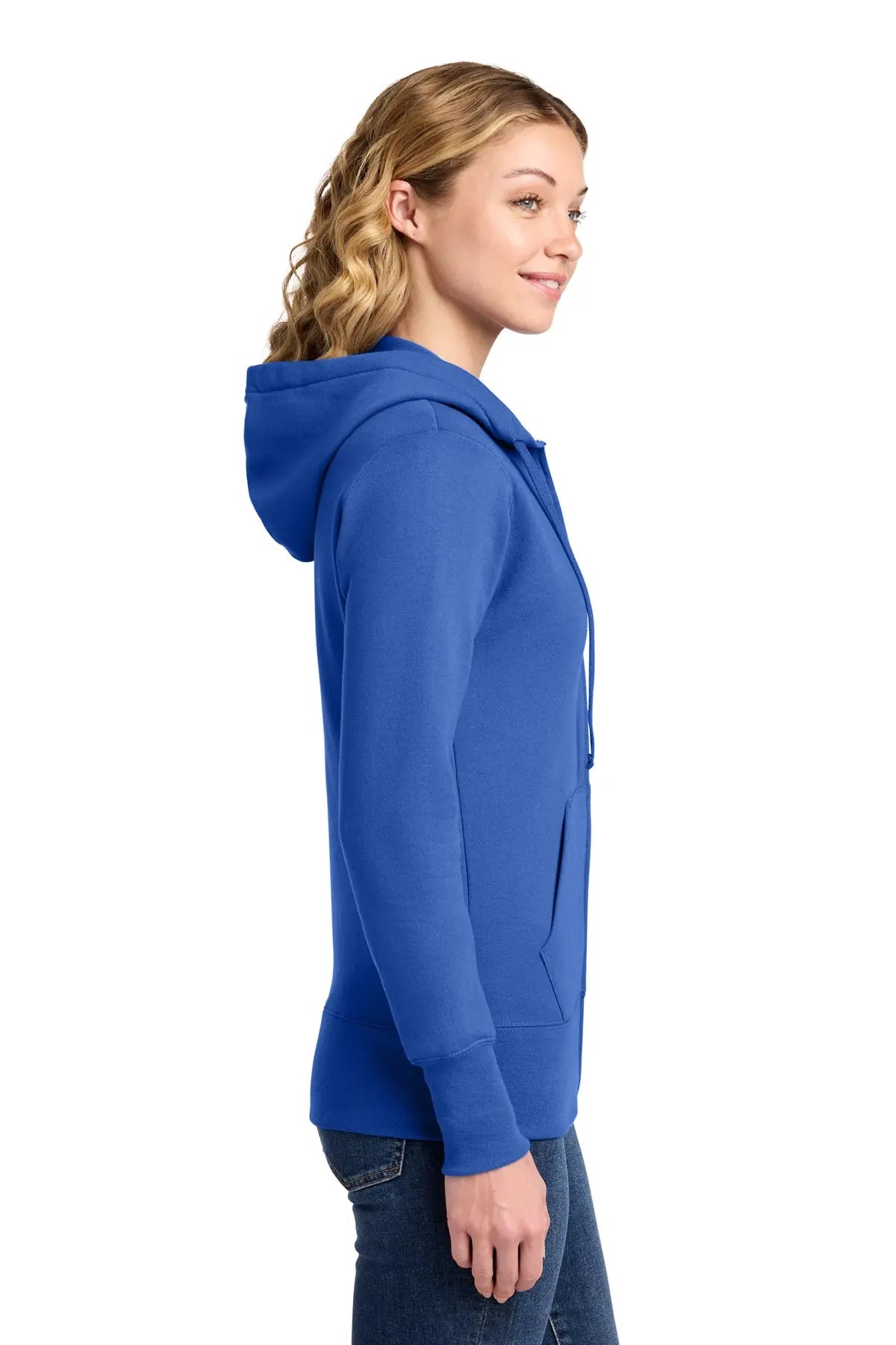 Port & Co™ Women's Core Fleece Full-Zip Hooded Sweatshirt #LPC78ZH