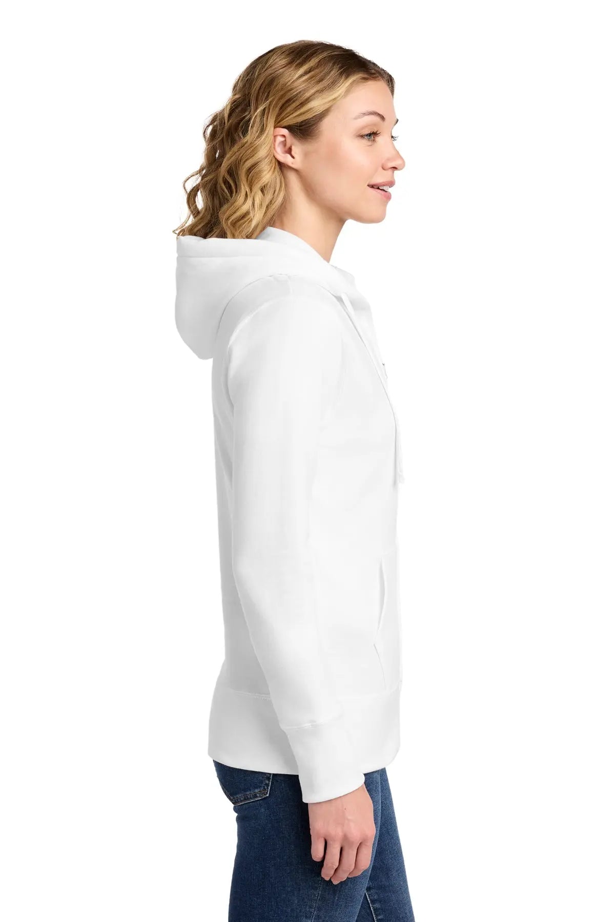 Port & Co™ Women's Core Fleece Full-Zip Hooded Sweatshirt #LPC78ZH