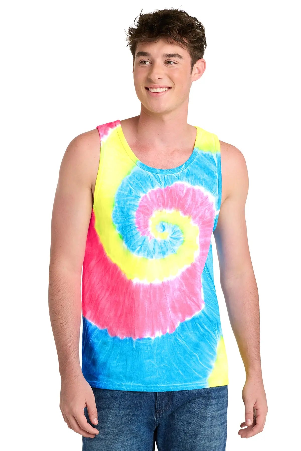 Port & Co™ Tie-Dye Tank Top #PC147TT Game Over Merch