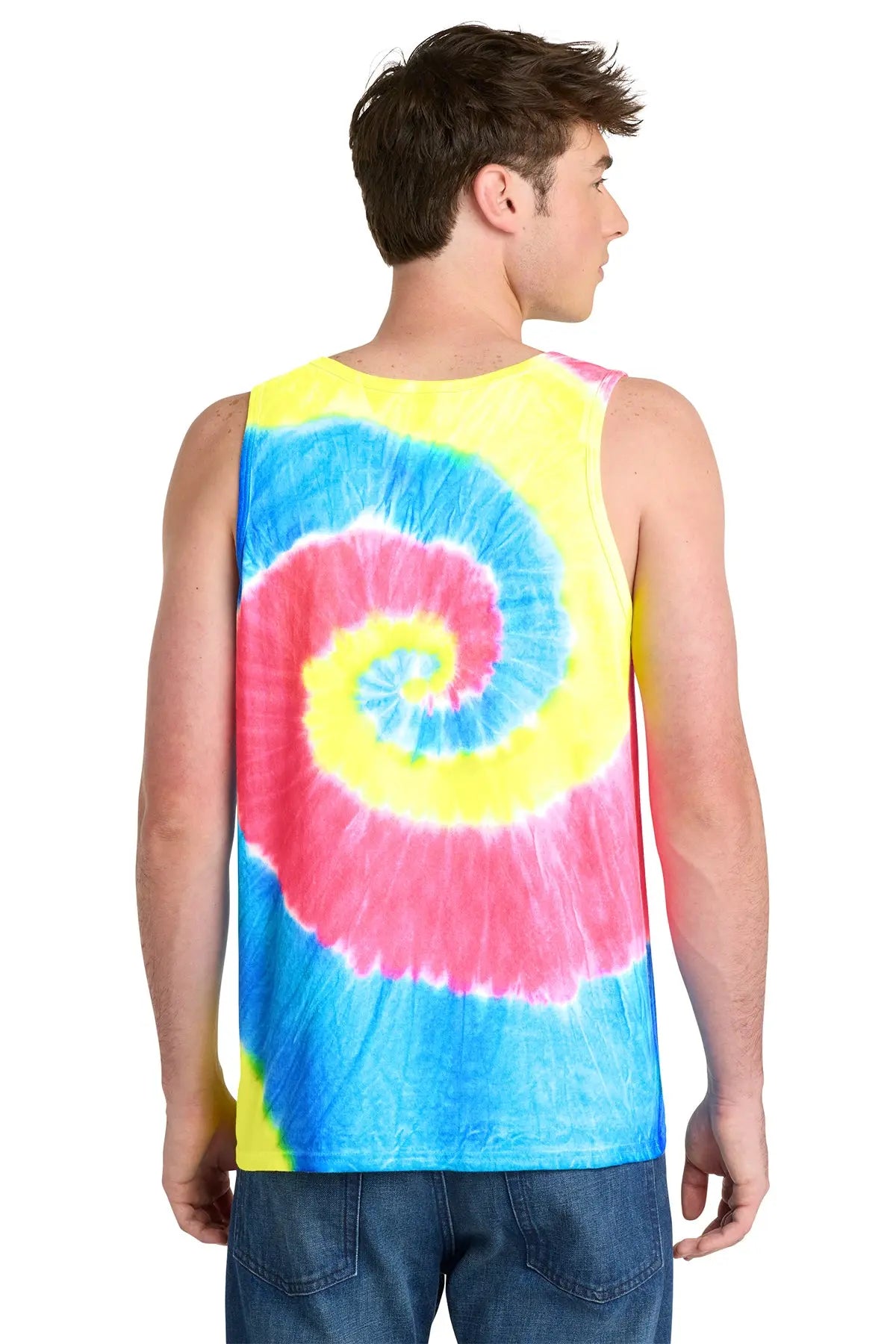 Port & Co™ Tie-Dye Tank Top #PC147TT Game Over Merch
