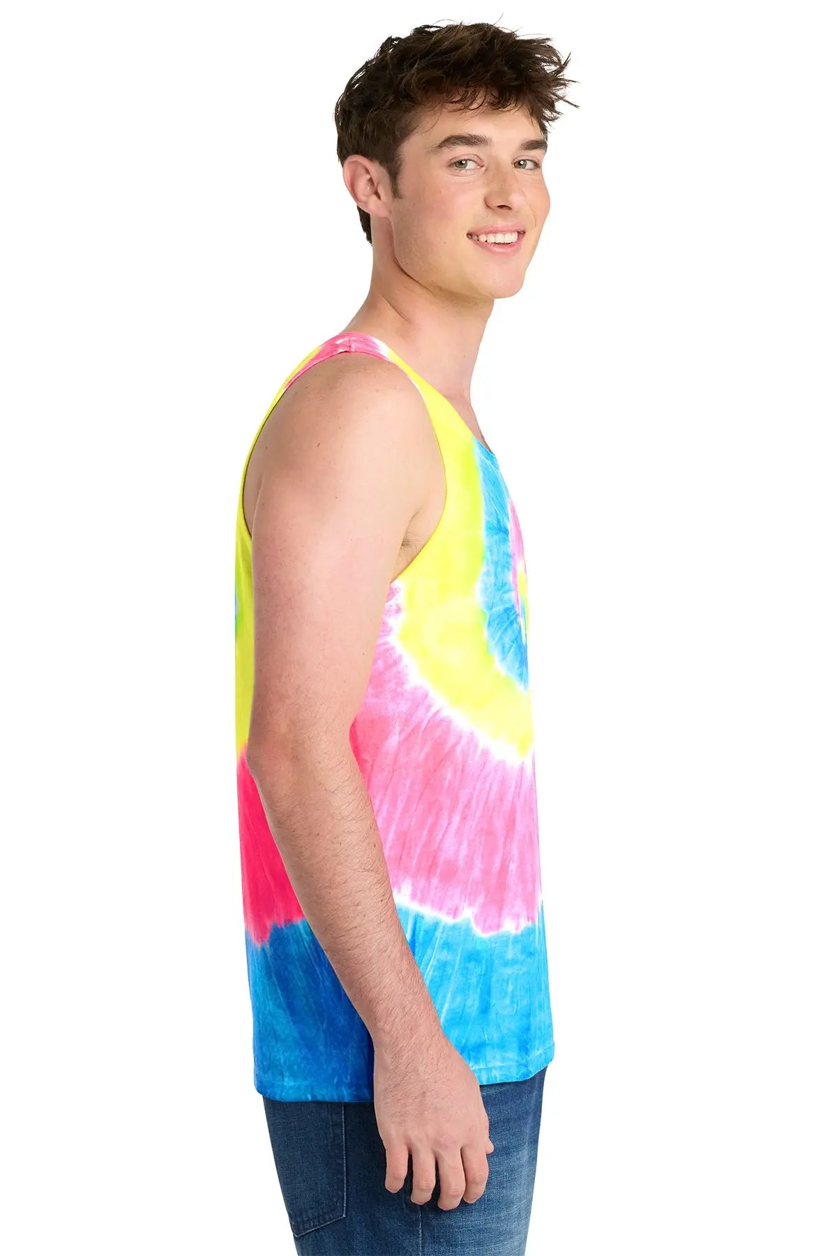 Port & Co™ Tie-Dye Tank Top #PC147TT Game Over Merch