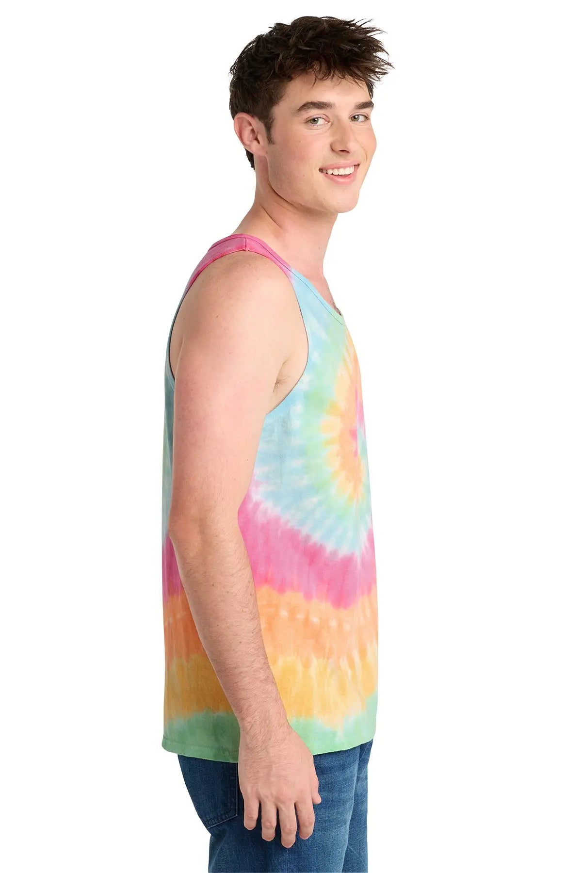 Port & Co™ Tie-Dye Tank Top #PC147TT Game Over Merch