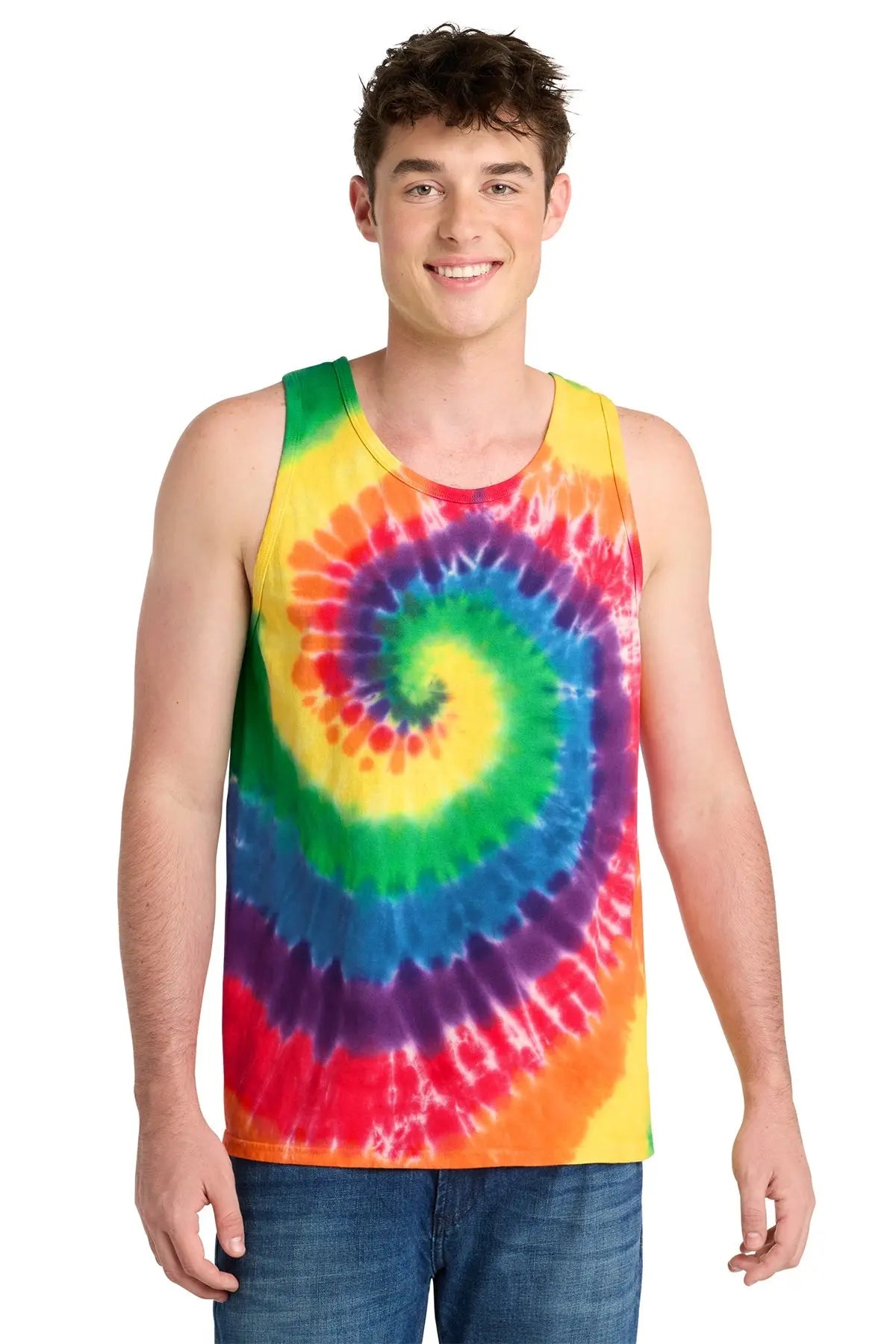 Port & Co™ Tie-Dye Tank Top #PC147TT Game Over Merch