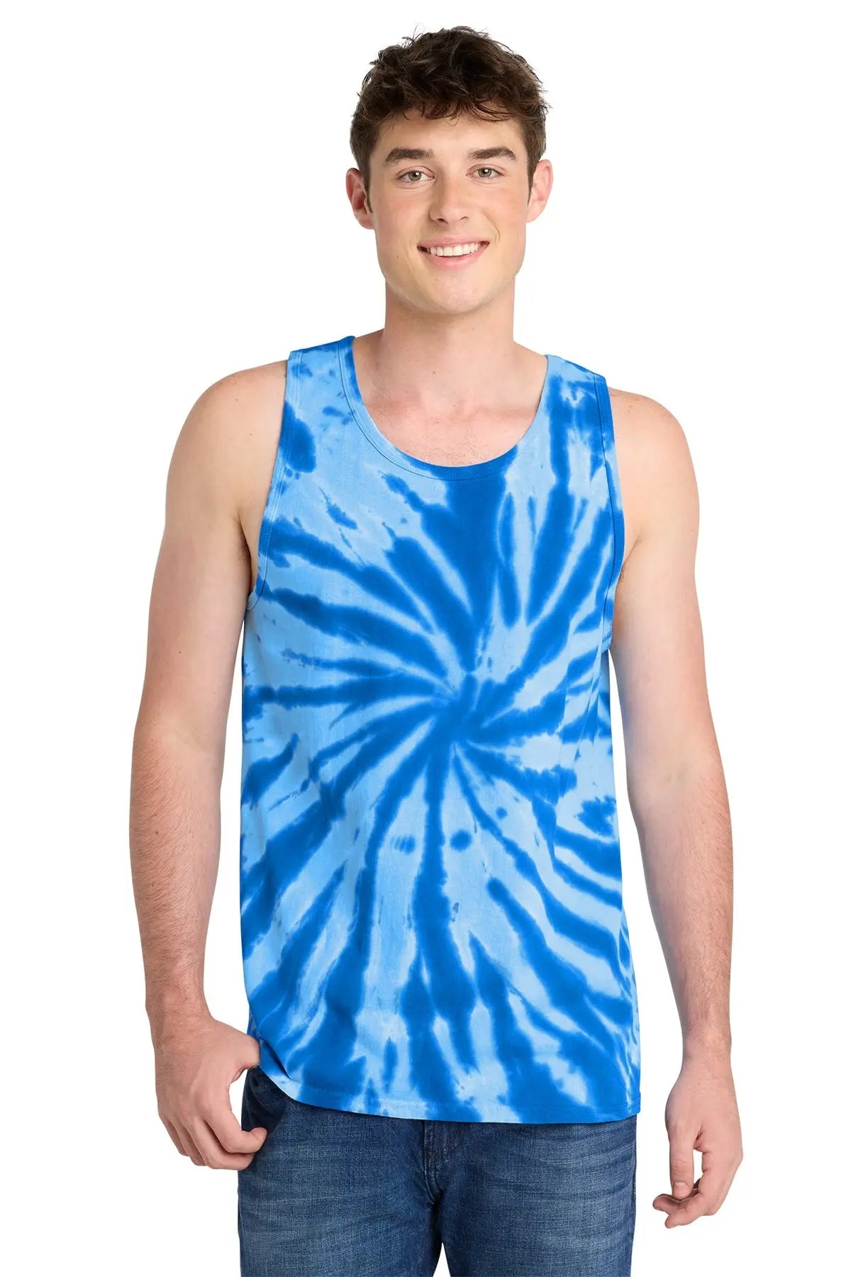Port & Co™ Tie-Dye Tank Top #PC147TT Game Over Merch