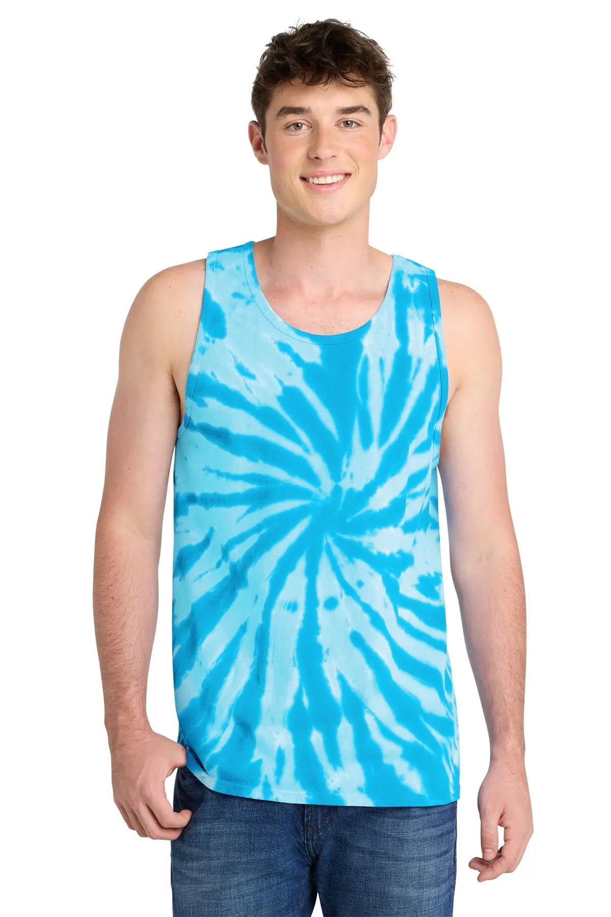 Port & Co™ Tie-Dye Tank Top #PC147TT Game Over Merch